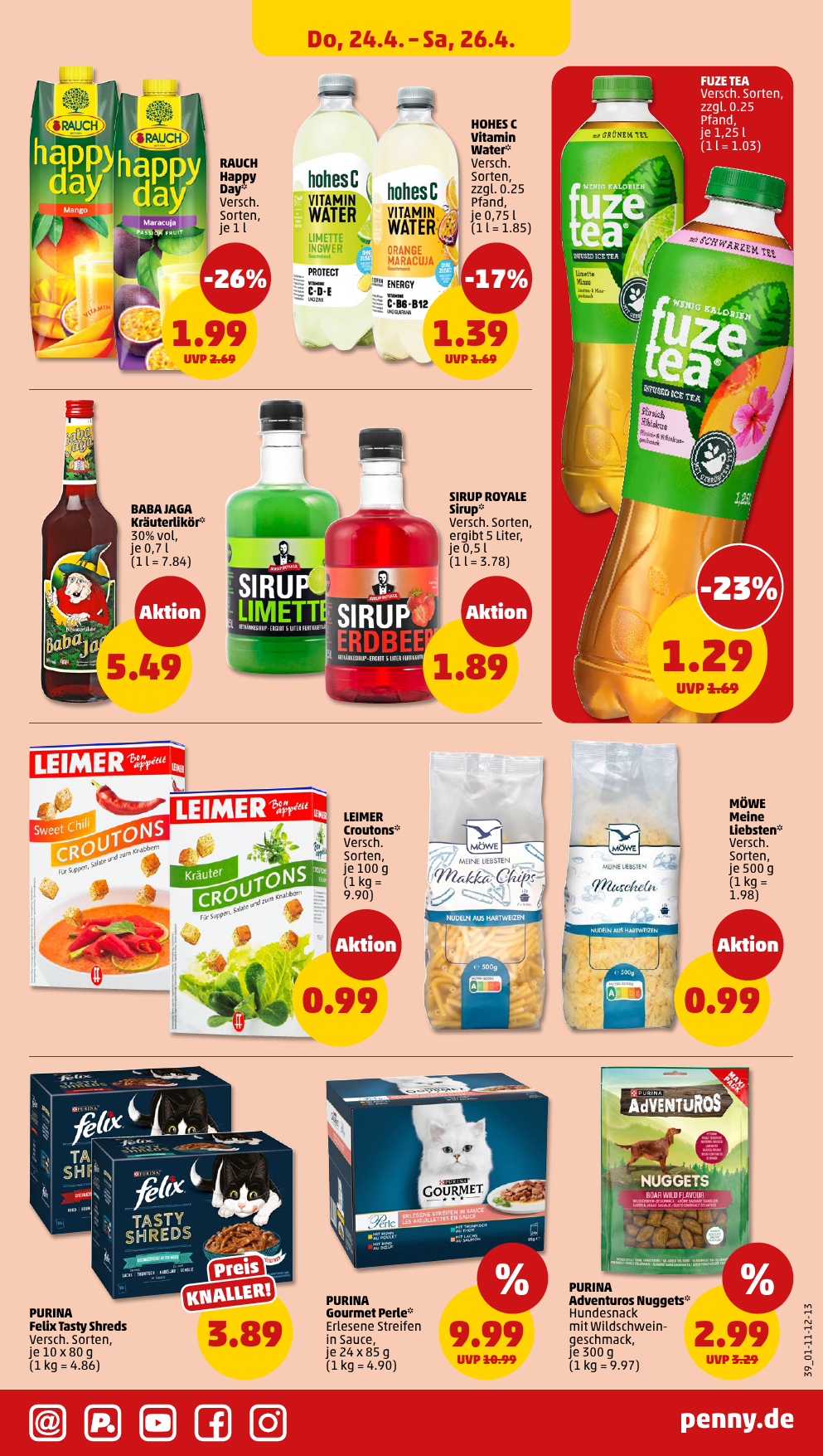 penny - PENNY-Prospekt gültig von 22.04. bis 26.04. - page: 39 penny - PENNY-Prospekt gültig von 22.04. bis 26.04. - page: 39
