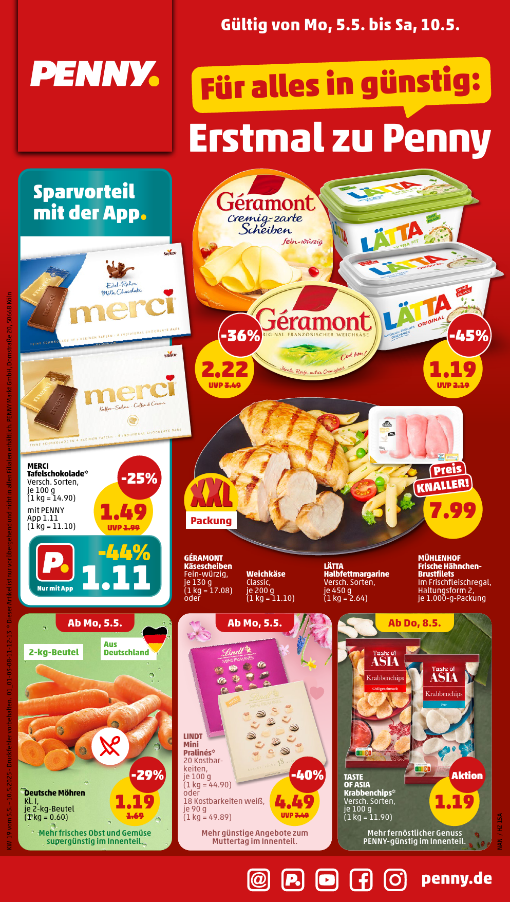 penny - PENNY-Prospekt gültig von 05.05. bis 10.05. - page: 1