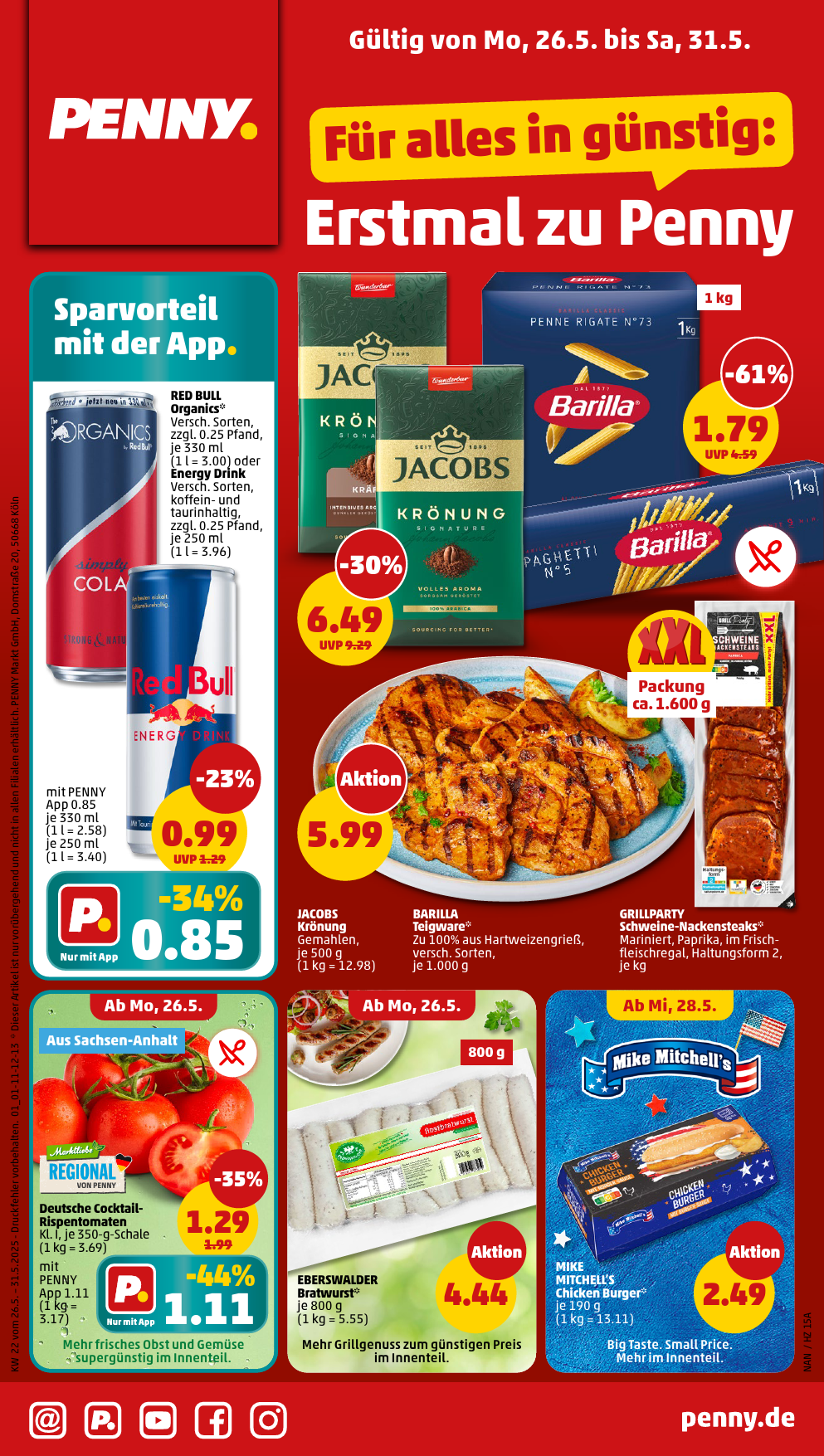 penny - PENNY-Prospekt gültig von 26.05. bis 31.05. - page: 1 penny - PENNY-Prospekt gültig von 26.05. bis 31.05. - page: 1