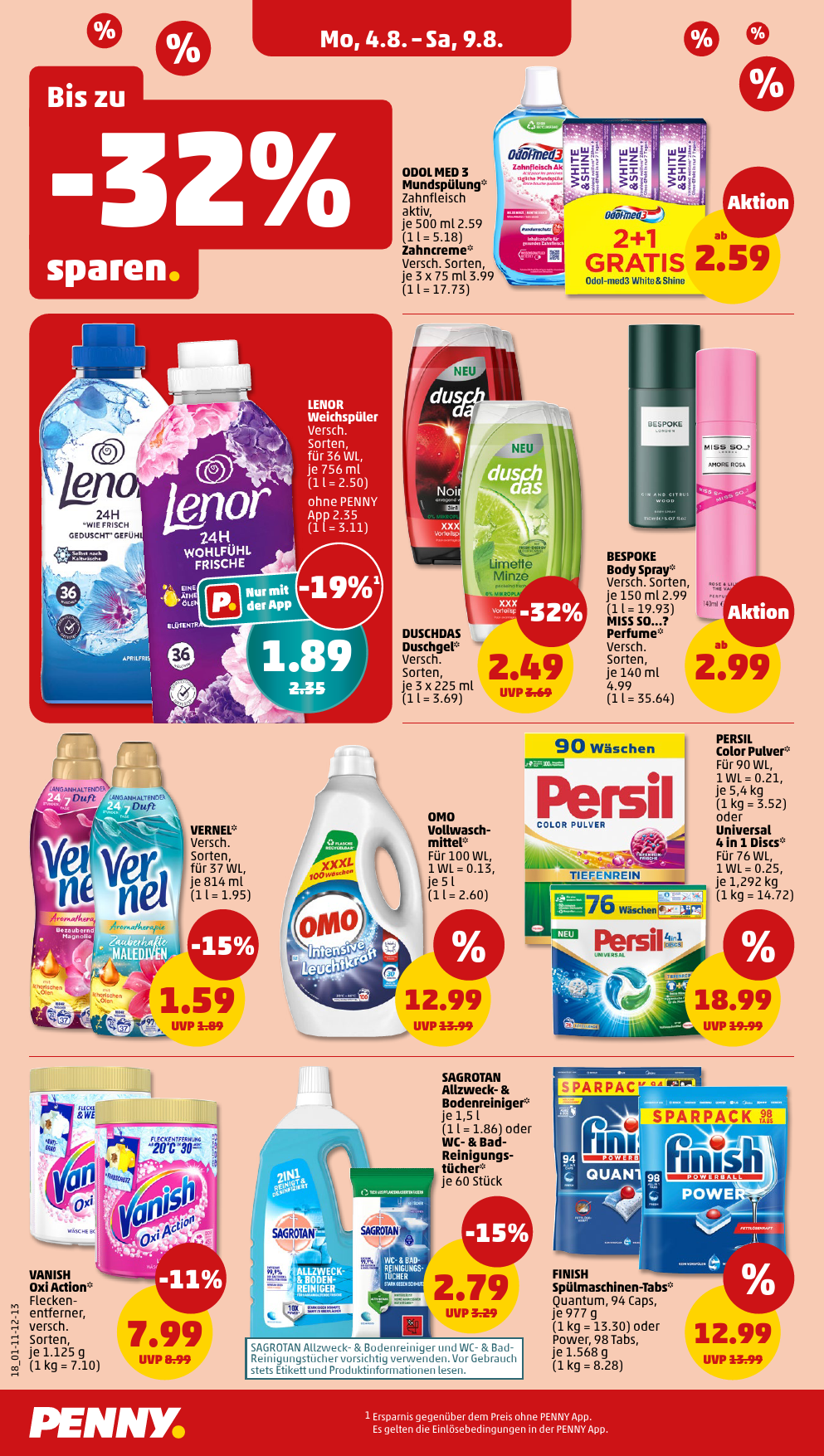 penny - PENNY-Prospekt gültig vom 04.08. bis 09.08. - page: 18 penny - PENNY-Prospekt gültig vom 04.08. bis 09.08. - page: 18