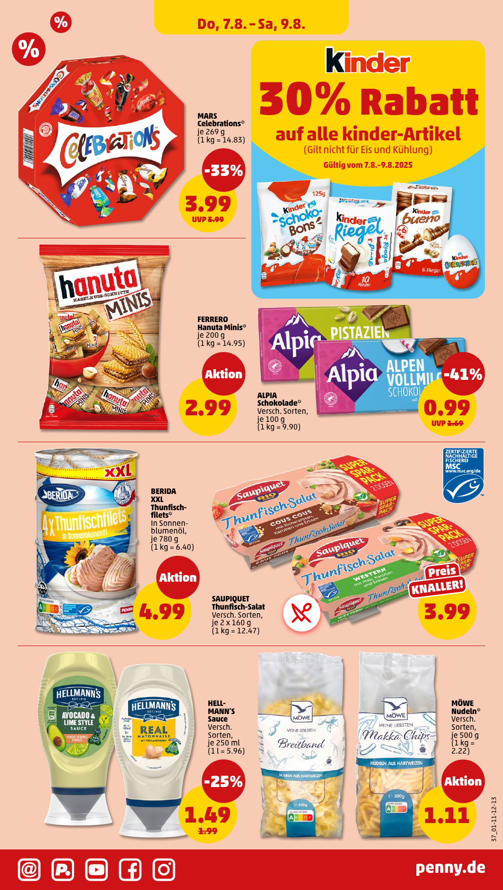 penny - PENNY-Prospekt gültig vom 04.08. bis 09.08. - page: 37 penny - PENNY-Prospekt gültig vom 04.08. bis 09.08. - page: 37