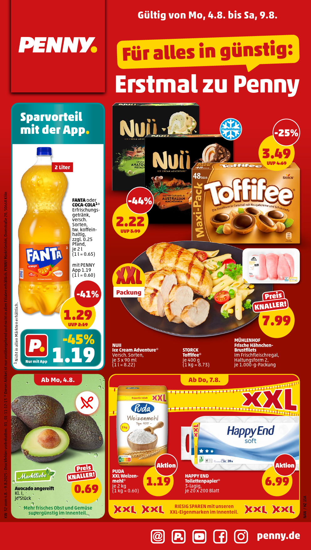 penny - PENNY-Prospekt gültig vom 04.08. bis 09.08. - page: 1 penny - PENNY-Prospekt gültig vom 04.08. bis 09.08. - page: 1