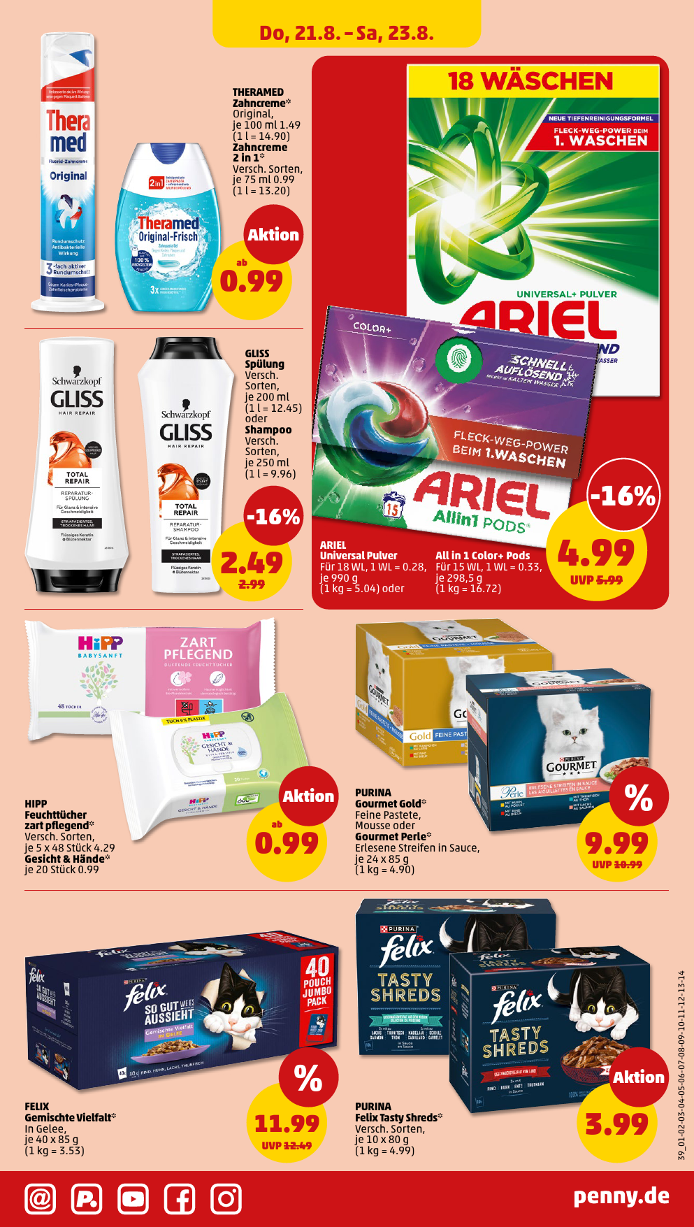 penny - PENNY-Prospekt gültig vom 18.08. bis 23.08. - page: 39