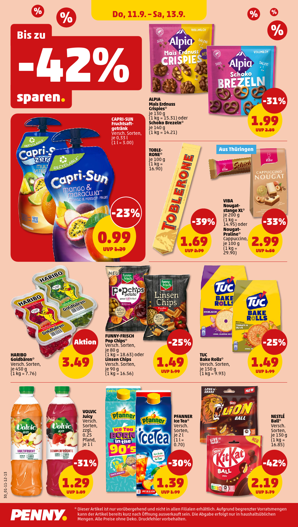 penny - PENNY-Prospekt gültig vom 08.09. bis 13.09. - page: 30