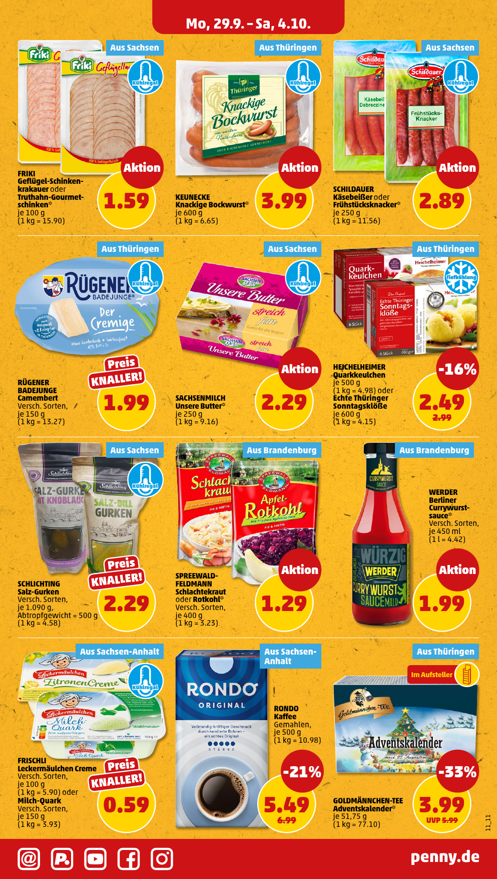 penny - PENNY-Prospekt gültig vom 29.09. bis 04.10. - page: 11 penny - PENNY-Prospekt gültig vom 29.09. bis 04.10. - page: 11