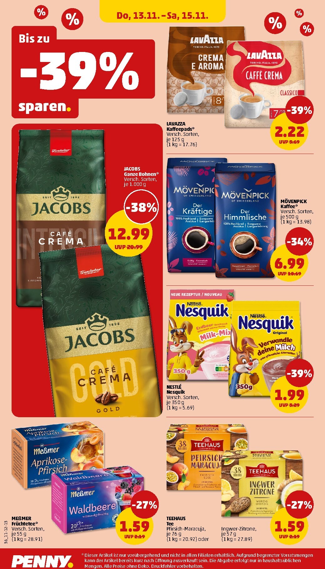 penny - PENNY-Prospekt gültig vom 10.11. bis 15.11. - page: 36