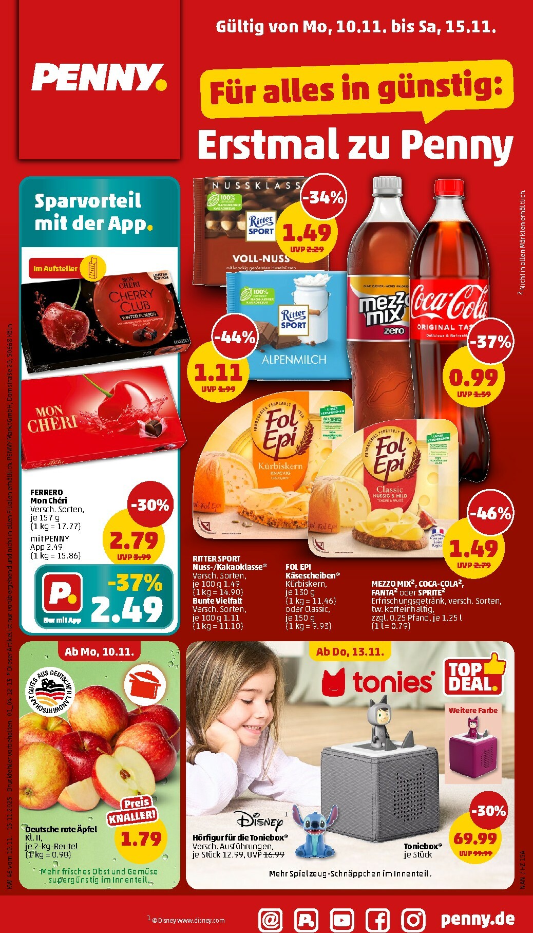 penny - PENNY-Prospekt gültig vom 10.11. bis 15.11. - page: 1