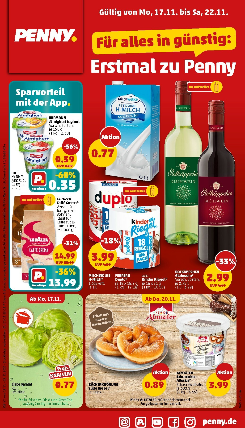 penny - PENNY-Prospekt gültig vom 17.11. bis 22.11.
