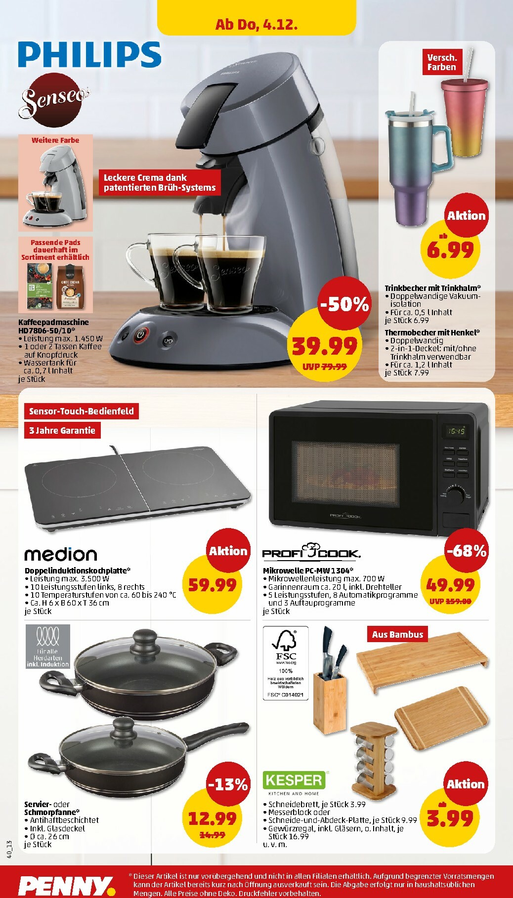 penny - PENNY-Prospekt gültig vom 01.12. bis 06.12. - page: 44