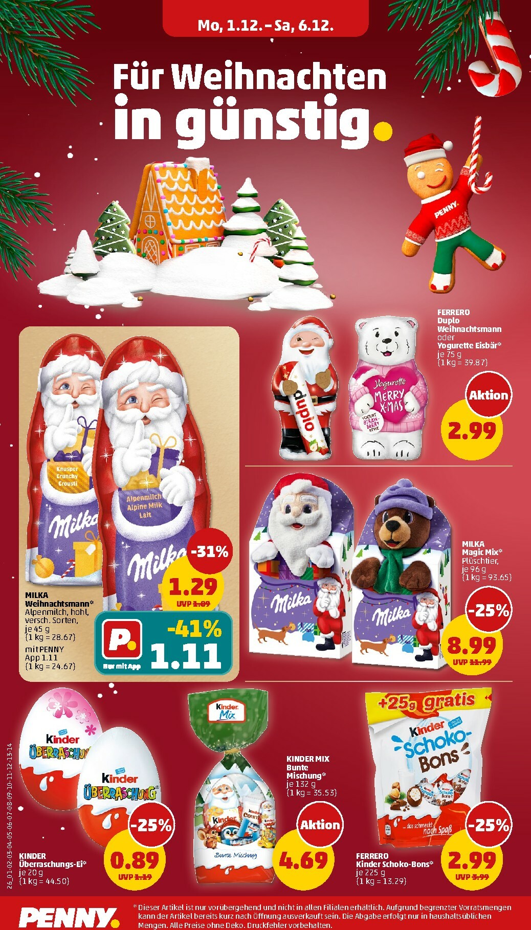 penny - PENNY-Prospekt gültig vom 01.12. bis 06.12. - page: 26