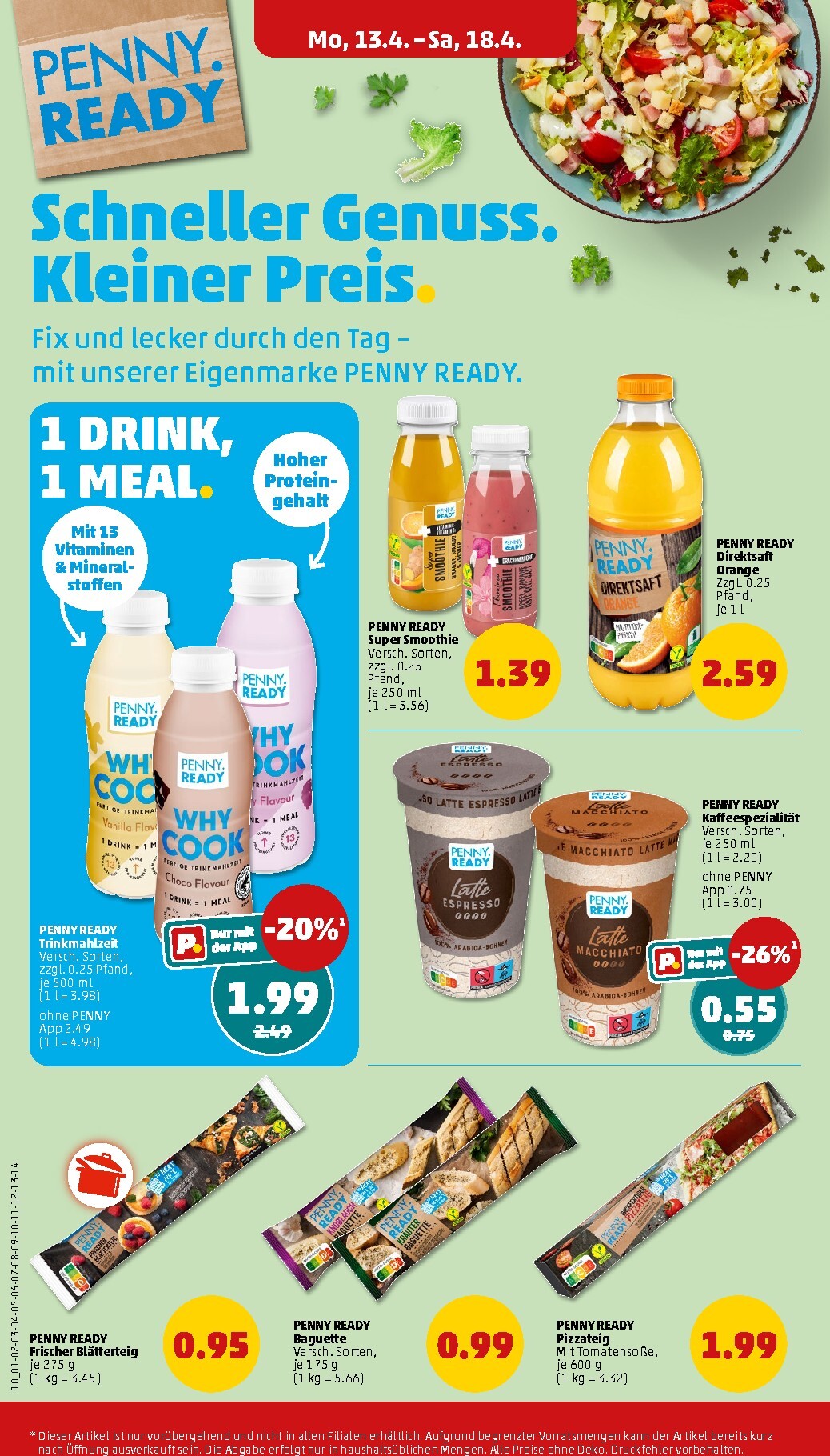 penny - PENNY Prospekt nächste Woche – von Montag 13.04.2026 bis Samstag 18.04.2026 - page: 14