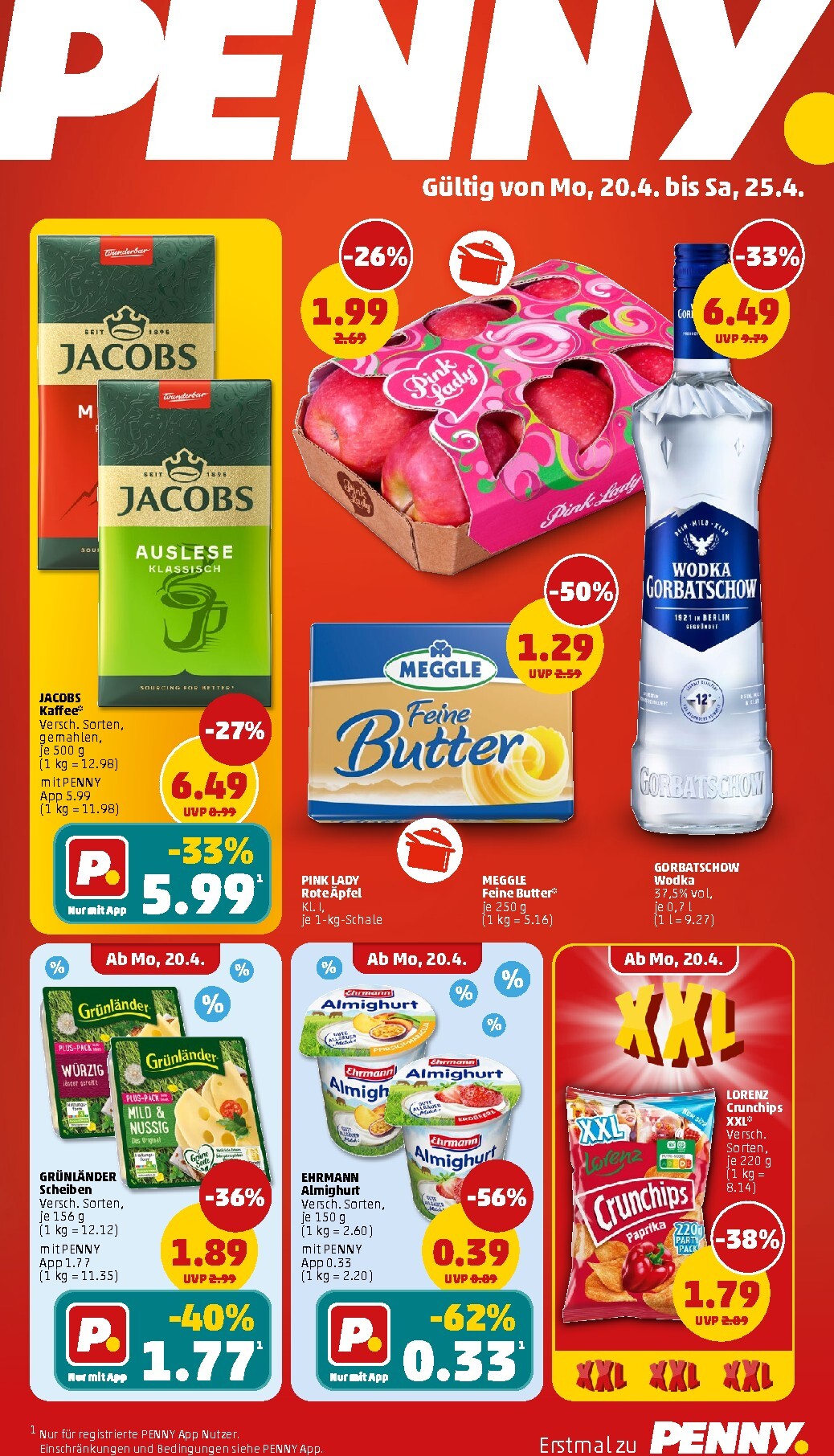 penny - PENNY Prospekt nächste Woche – von Montag 20.04.2026 bis Samstag 25.04.2026