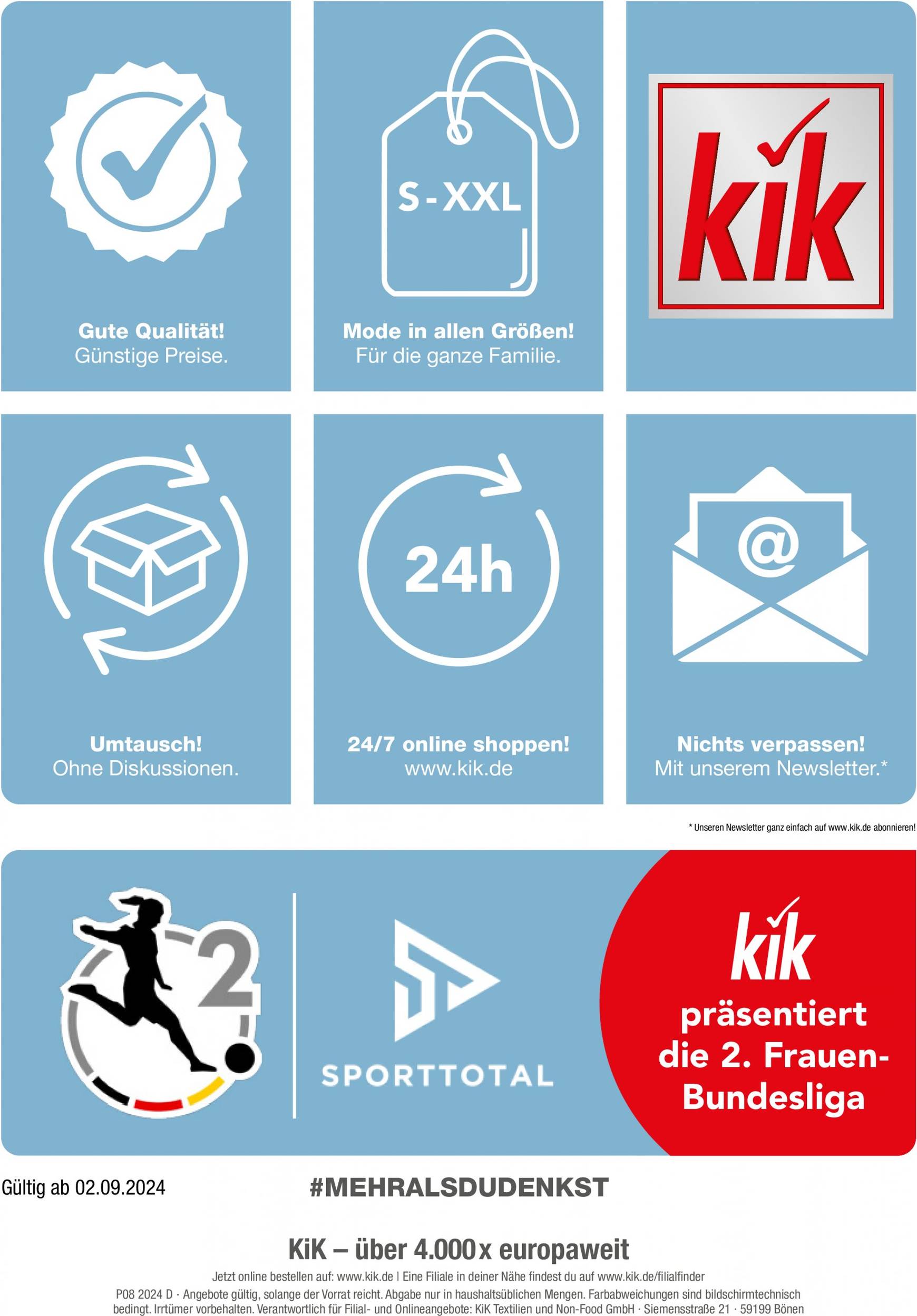 kik - KiK-Prospekt gültig ab 02.09. - 02.10. - page: 14