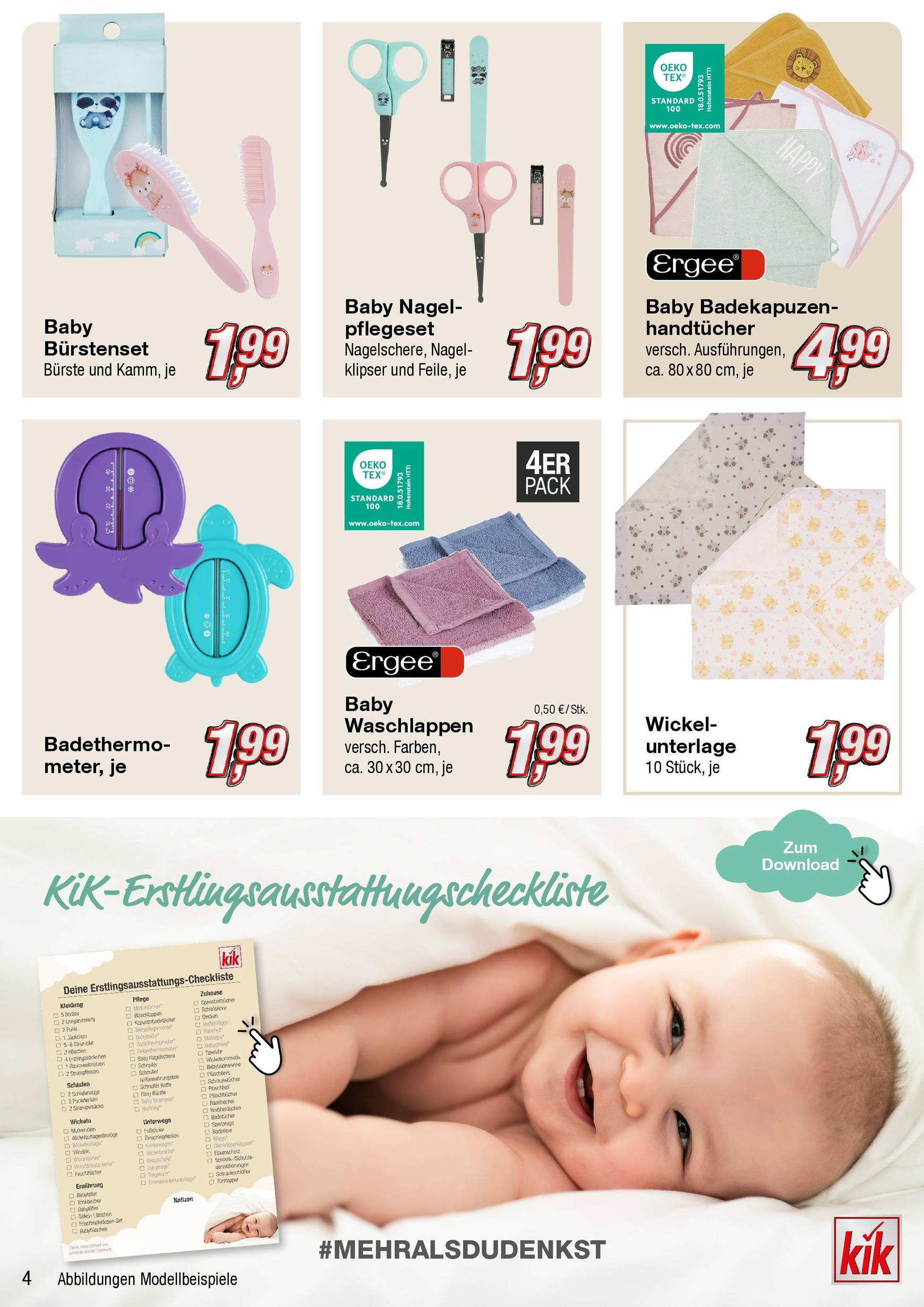 kik - KiK - Kleine Preise, großes Babyglück-Prospekt gültig ab 16.09. - 16.10. - page: 4