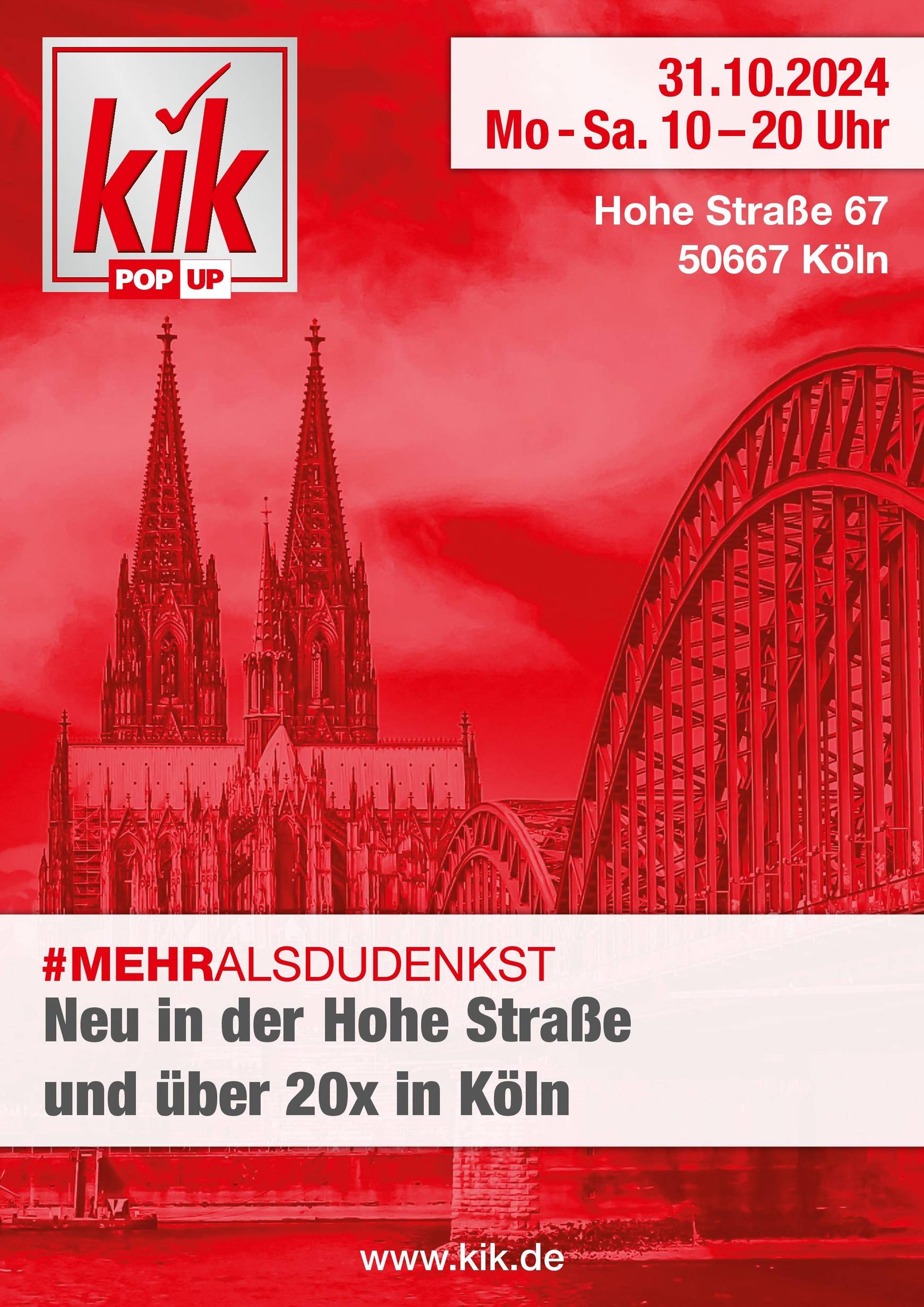 kik - KiK - Köln-Prospekt gültig von 31.10. bis 31.10.