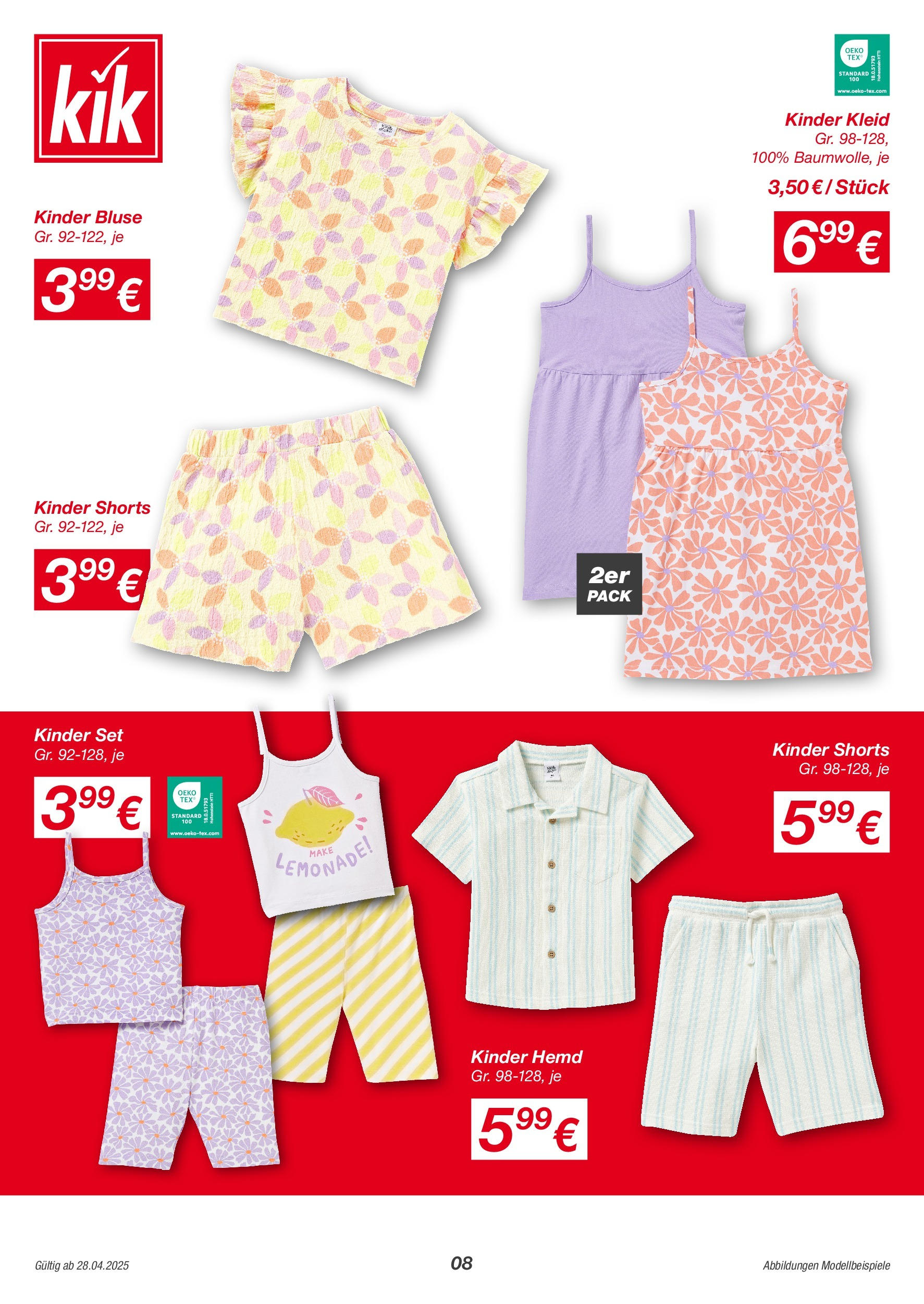 kik - KiK - Sooo viel mehr, endlich Sommer!-Prospekt gültig von 28.04. bis 25.05. - page: 8