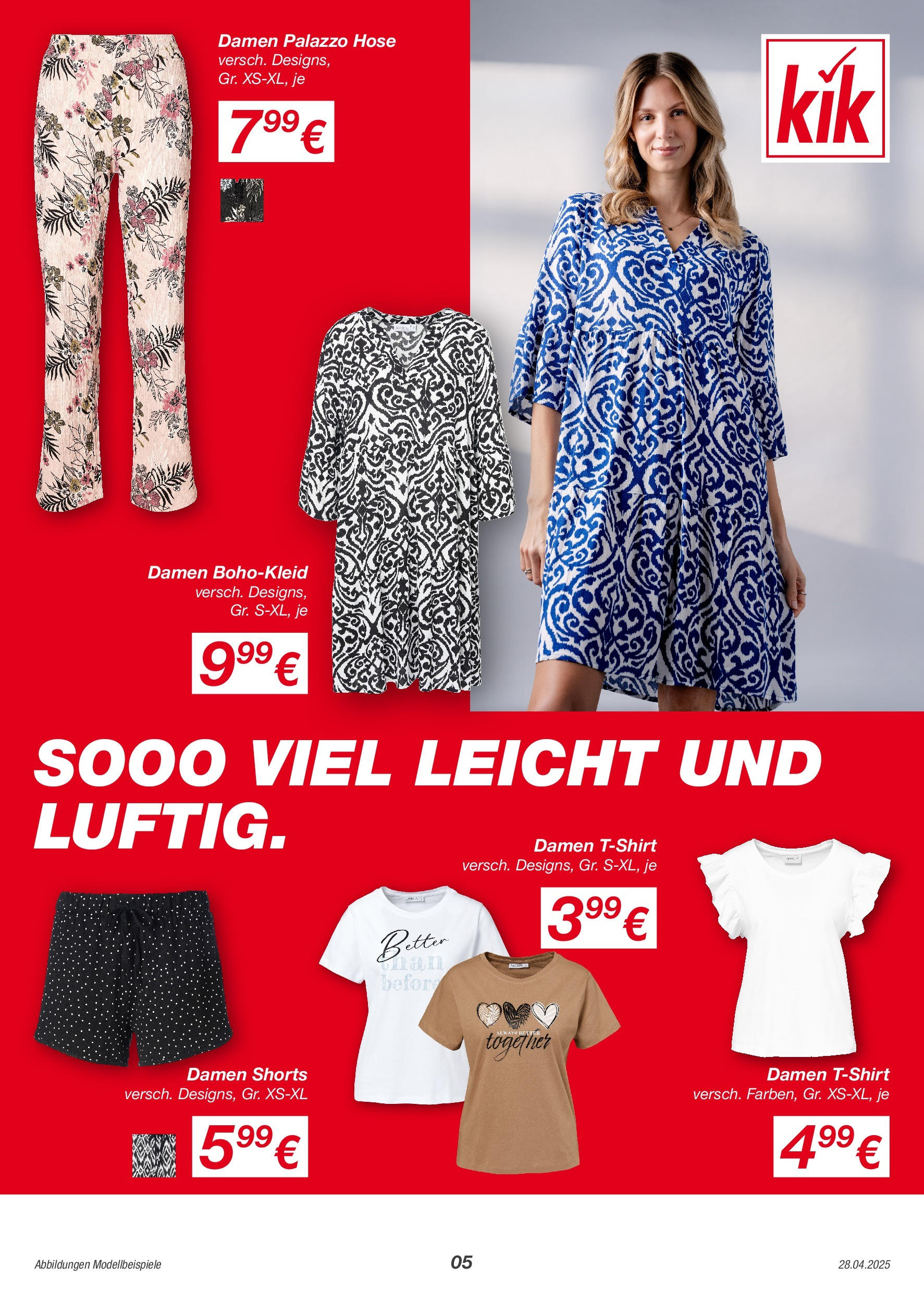 kik - KiK - Sooo viel mehr, endlich Sommer!-Prospekt gültig von 28.04. bis 25.05. - page: 5