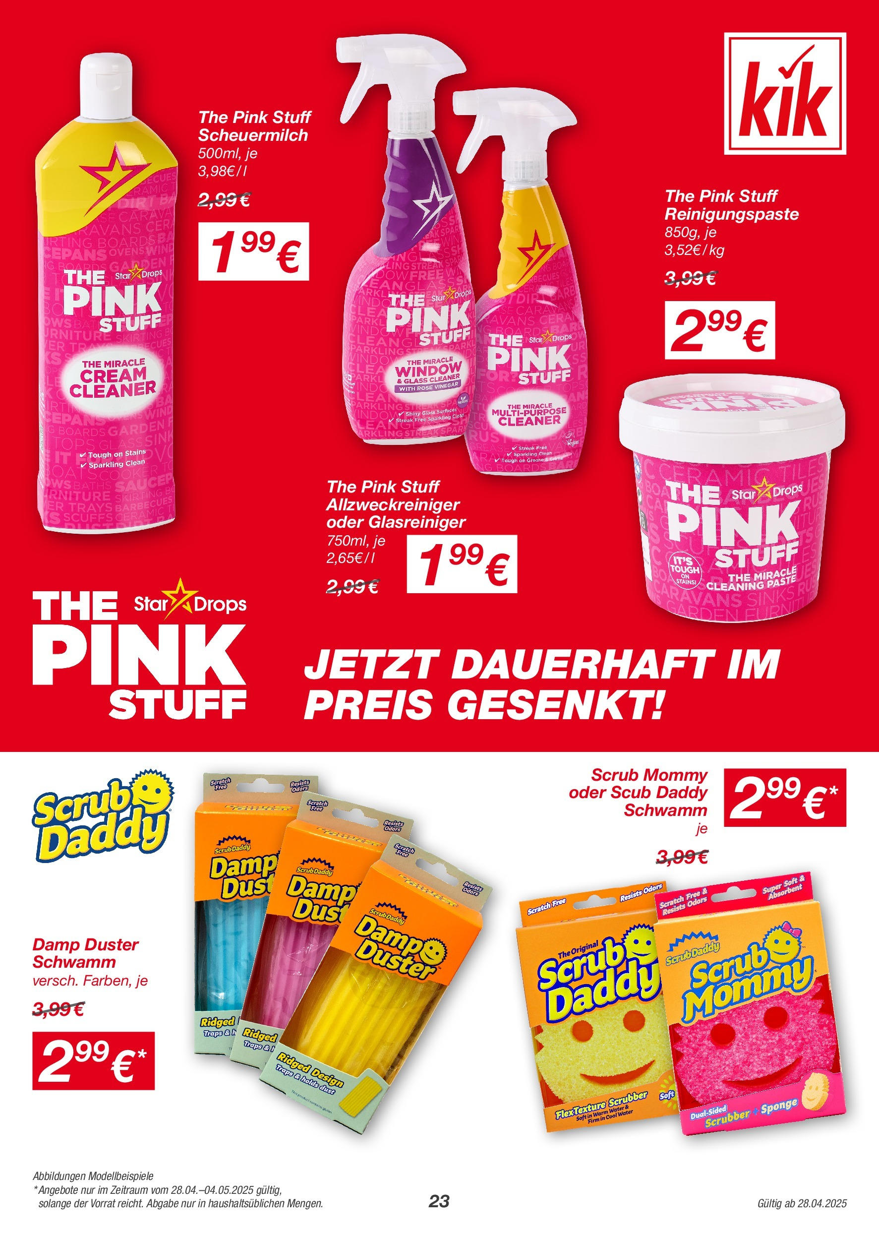 kik - KiK - Sooo viel mehr, endlich Sommer!-Prospekt gültig von 28.04. bis 25.05. - page: 23
