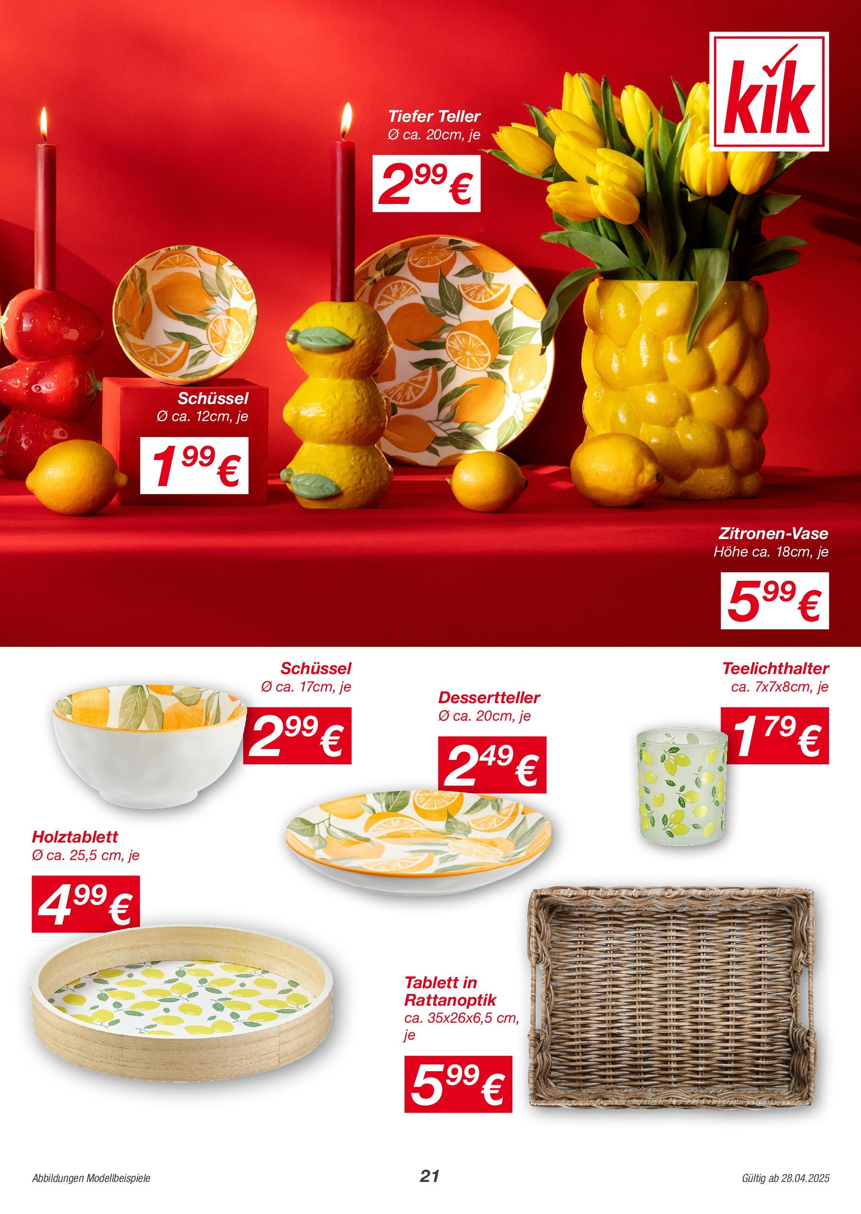 kik - KiK - Sooo viel mehr, endlich Sommer!-Prospekt gültig von 28.04. bis 25.05. - page: 21
