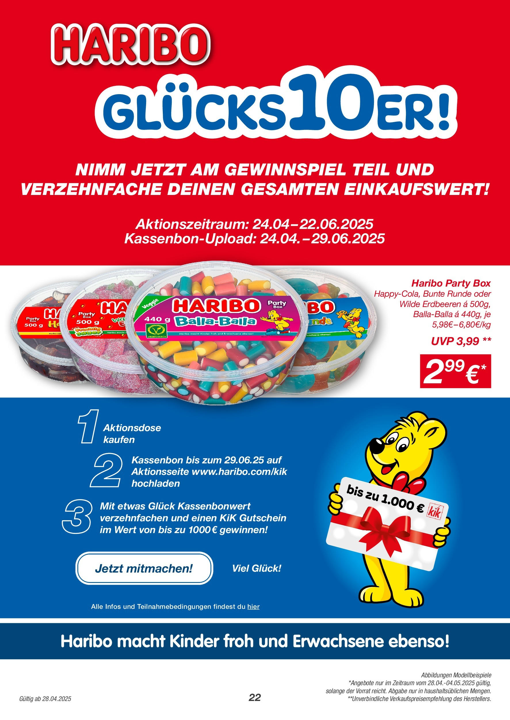 kik - KiK - Sooo viel mehr, endlich Sommer!-Prospekt gültig von 28.04. bis 25.05. - page: 22