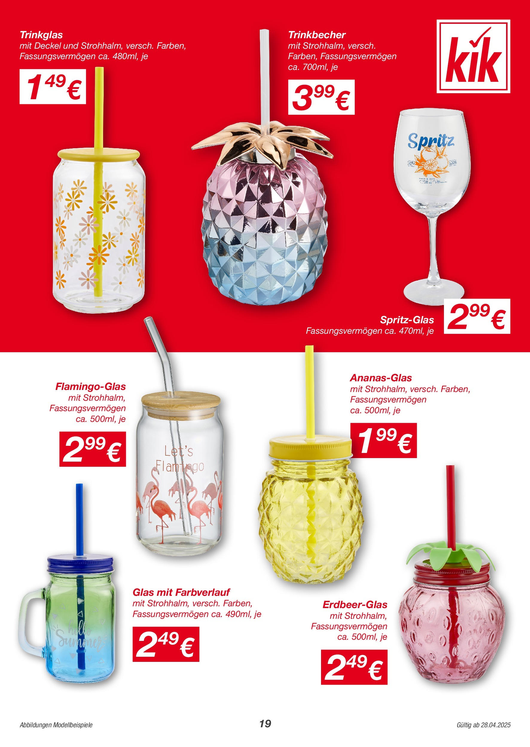 kik - KiK - Sooo viel mehr, endlich Sommer!-Prospekt gültig von 28.04. bis 25.05. - page: 19