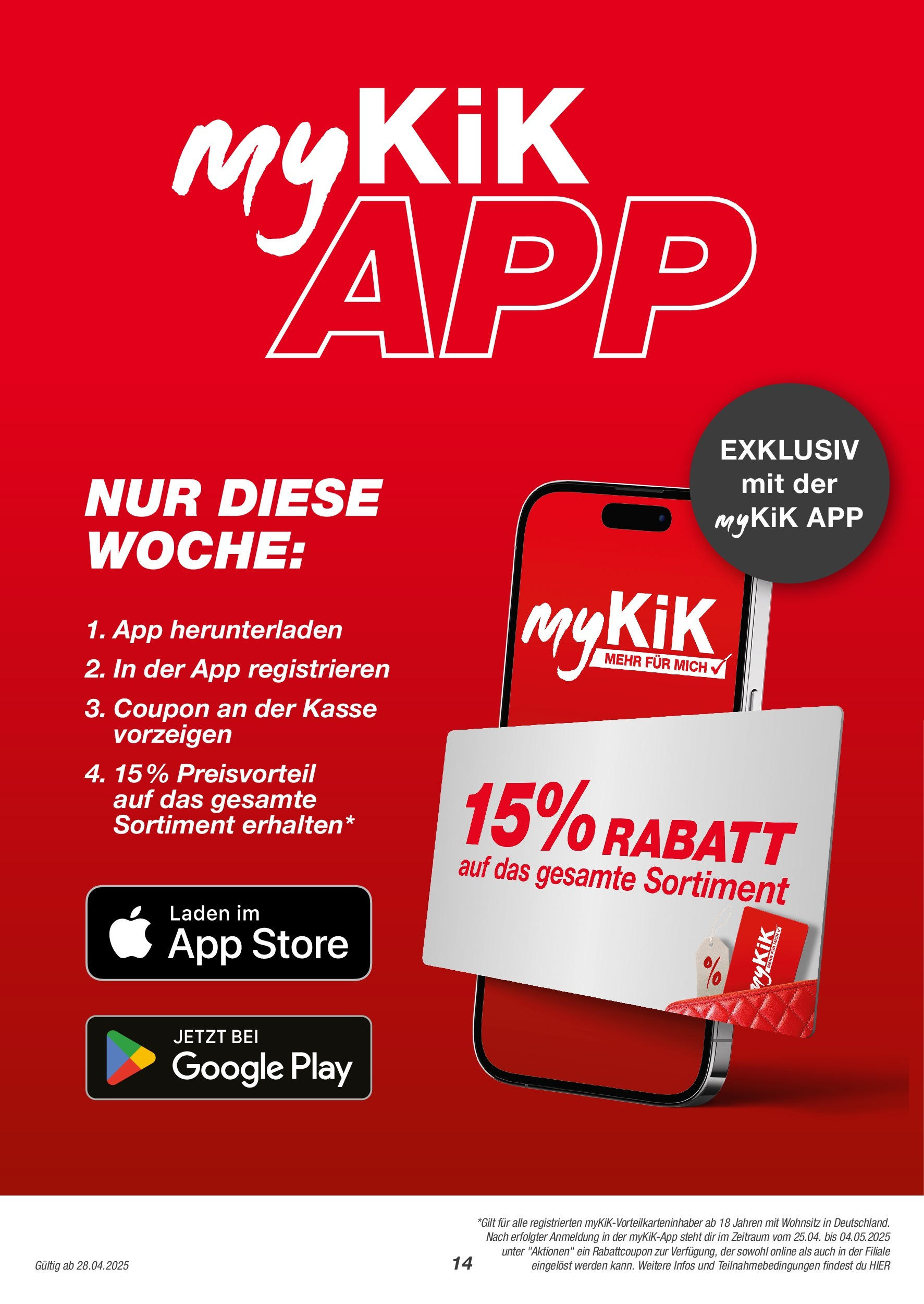 kik - KiK - Sooo viel mehr, endlich Sommer!-Prospekt gültig von 28.04. bis 25.05. - page: 14