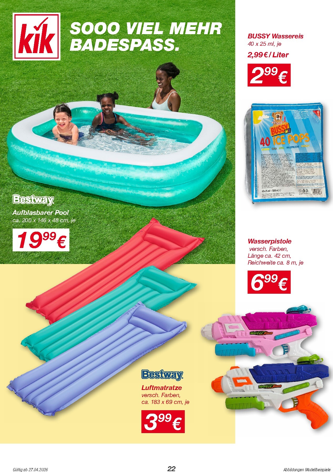 kik - KiK Prospekt nächste Woche – von Montag 27.04.2026 bis Sonntag 24.05.2026 - page: 22