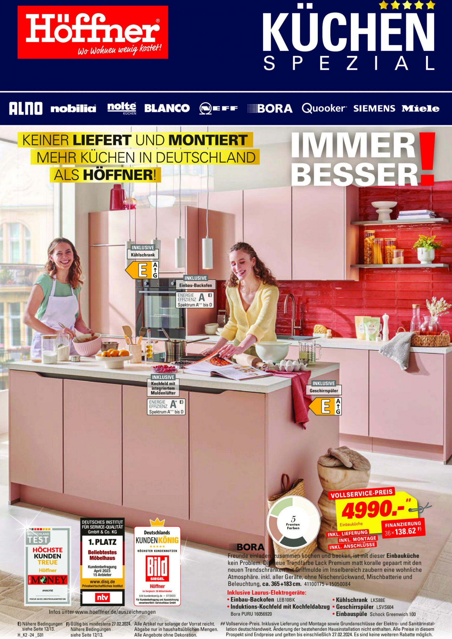 hoffner - Höffner - Küchen spezial gültig ab 13.02.2024 - page: 1