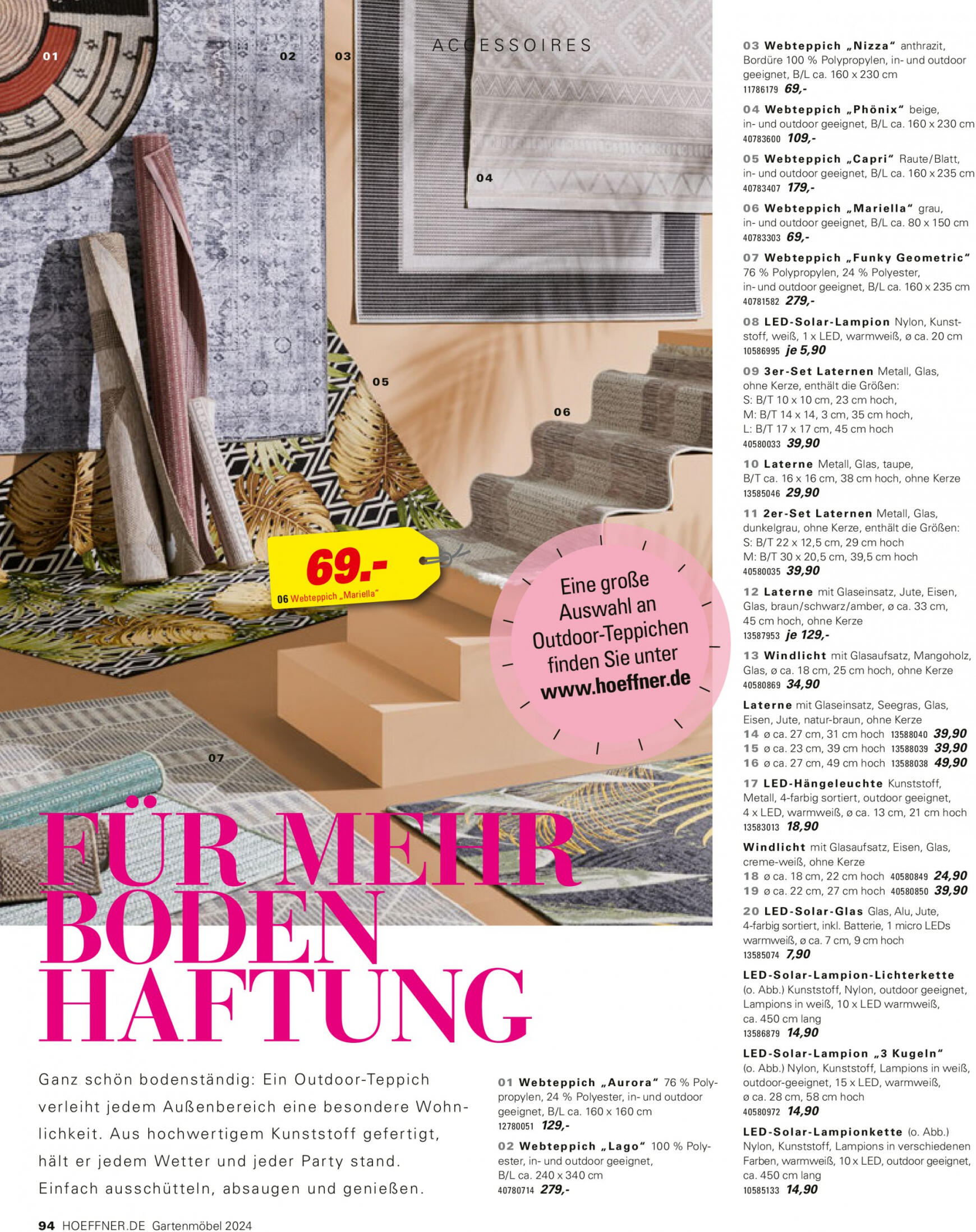 hoffner - Flyer Höffner - Sommerlieblinge aktuell 09.04. - 31.07. - page: 94