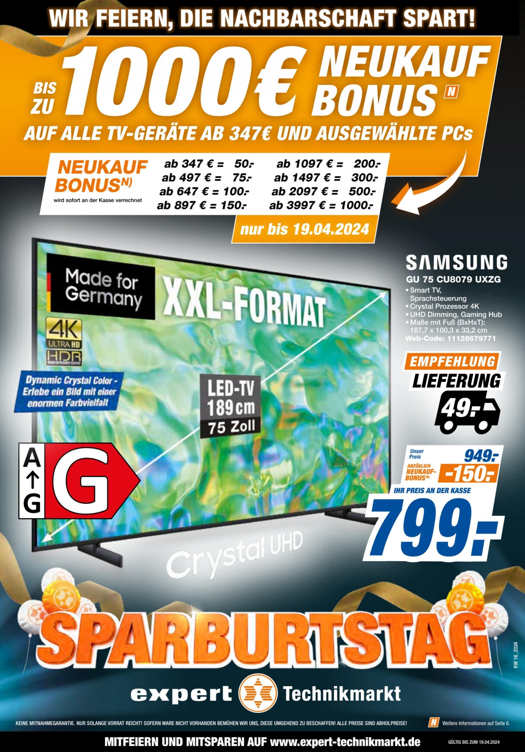 expert - Flyer expert aktuell 19.04. - 31.05. - page: 1