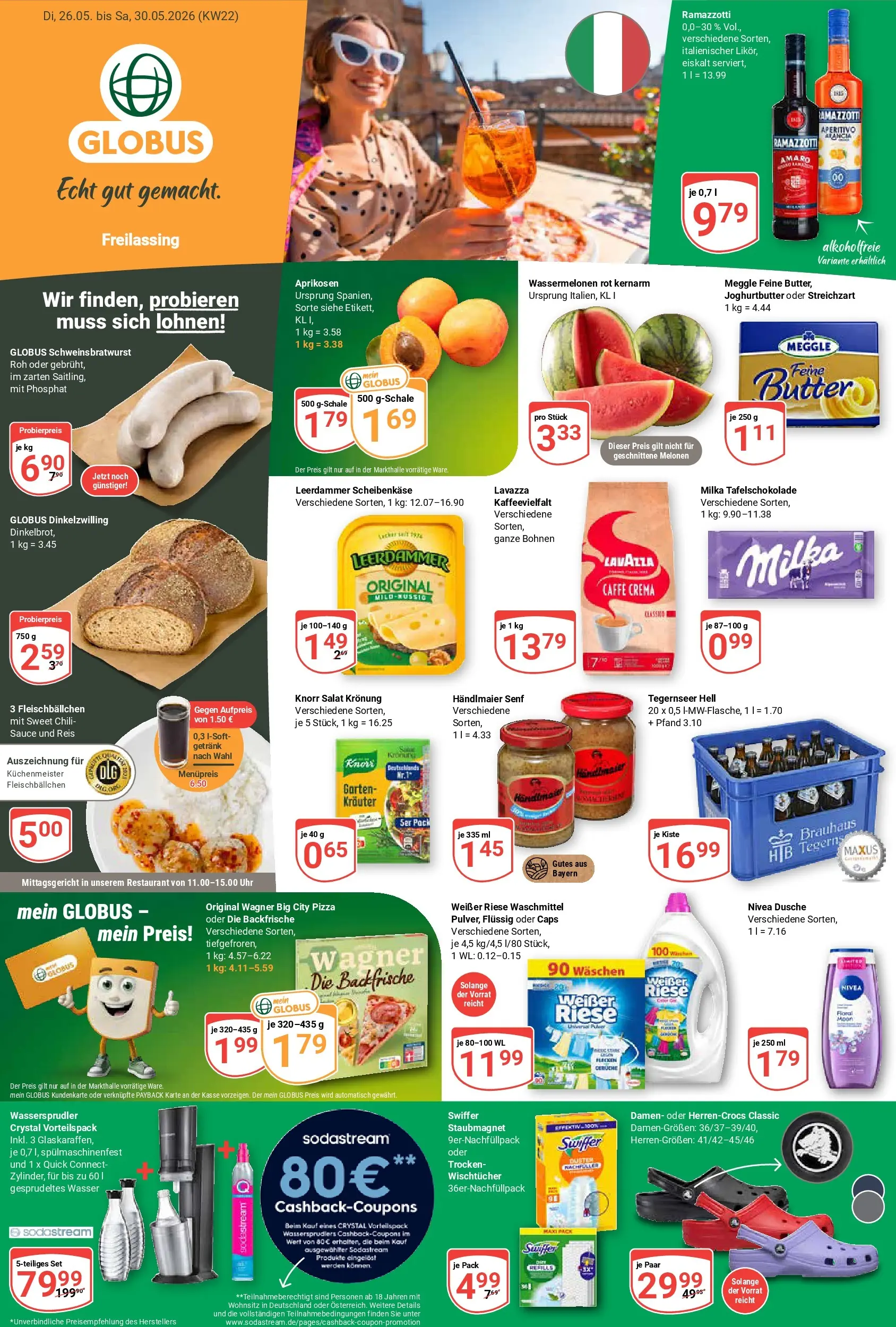 globus - Globus - Freilassing Prospekt nächste Woche – von Dienstag 26.05.2026 bis Samstag 30.05.2026