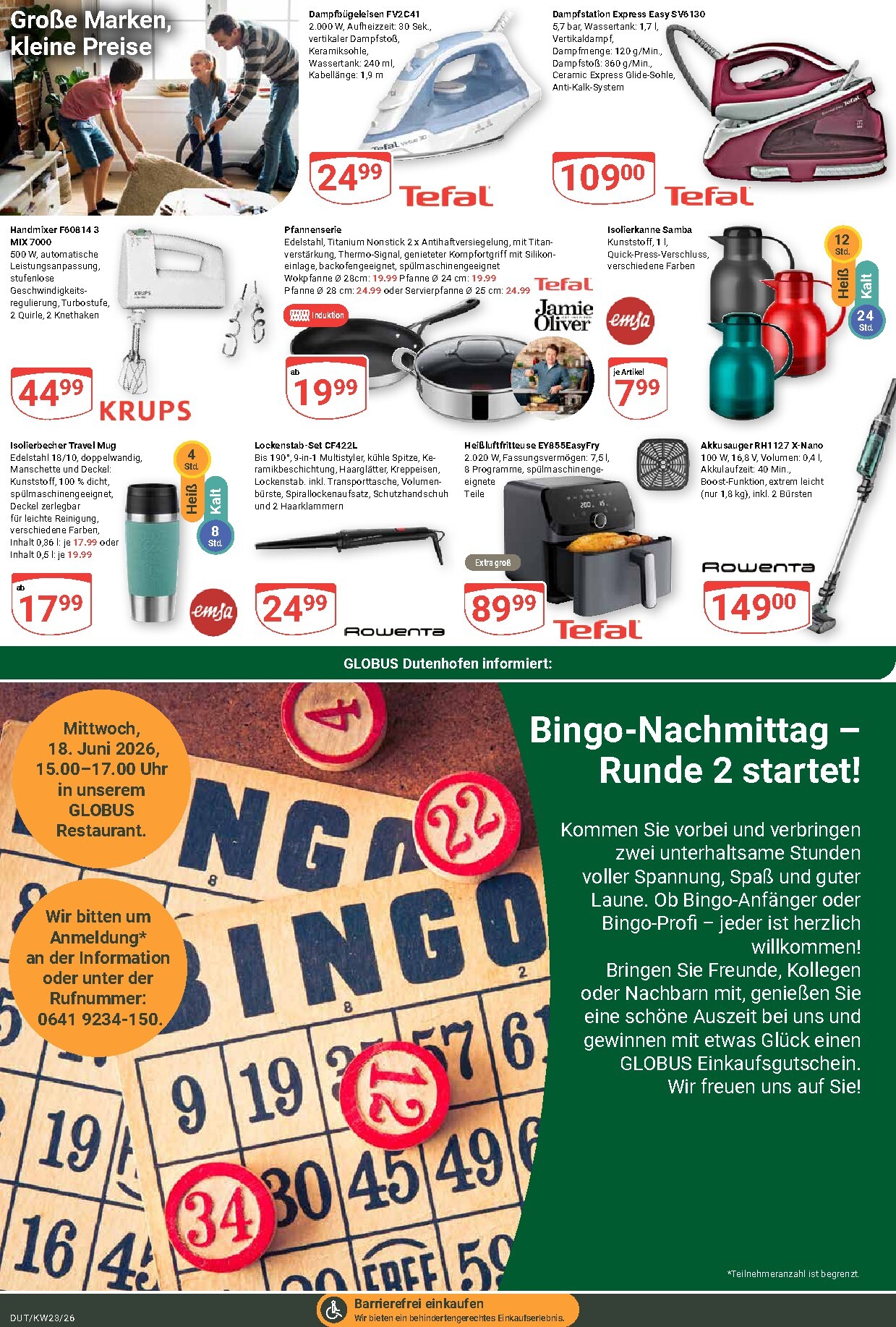 globus - Globus - Dutenhofen Prospekt nächste Woche – von Montag 01.06.2026 bis Samstag 06.06.2026 - page: 23