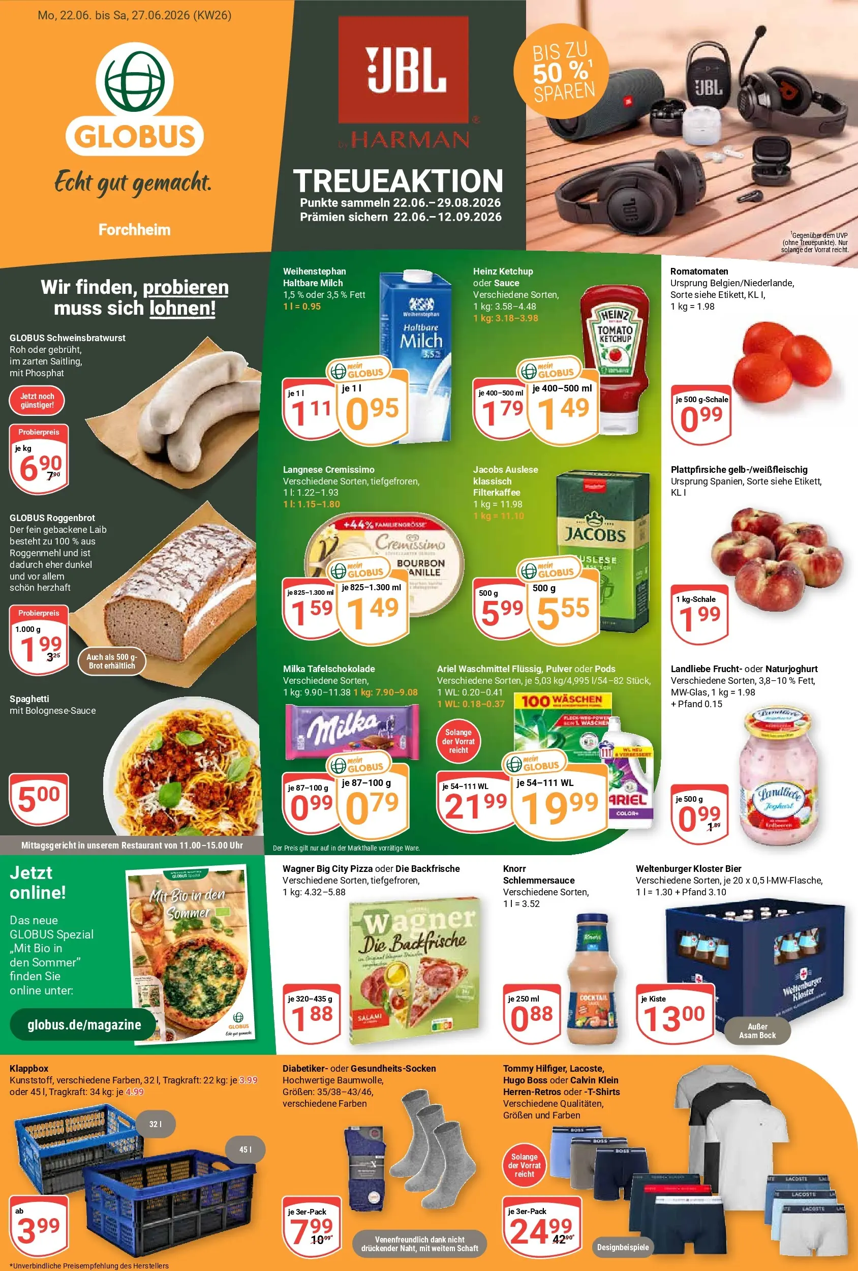globus - Globus Prospekt nächste Woche – von Montag 22.06.2026 bis Samstag 27.06.2026
