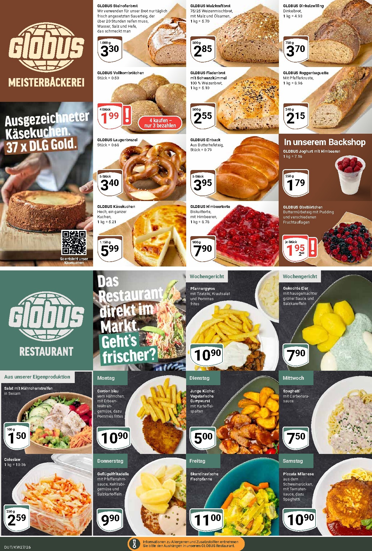 globus - Globus - Dutenhofen Prospekt nächste Woche – von Montag 29.06.2026 bis Samstag 04.07.2026 - page: 9