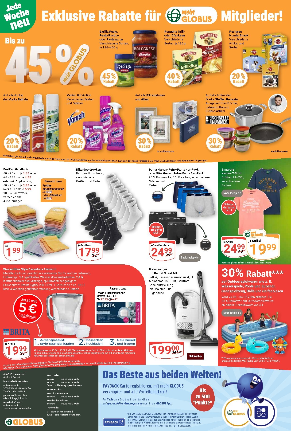 globus - Globus - Dutenhofen Prospekt nächste Woche – von Montag 29.06.2026 bis Samstag 04.07.2026 - page: 35