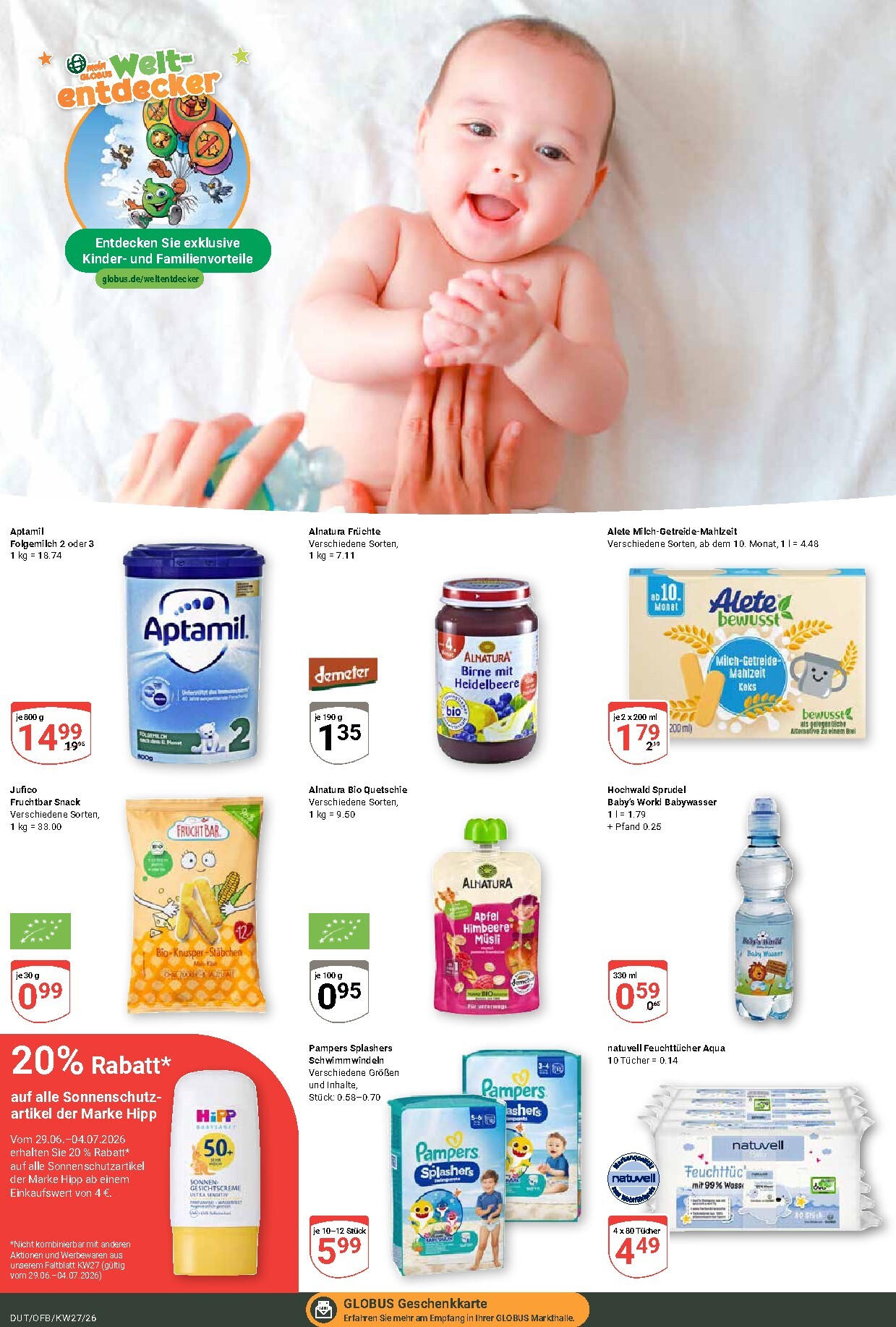 globus - Globus - Dutenhofen Prospekt nächste Woche – von Montag 29.06.2026 bis Samstag 04.07.2026 - page: 22