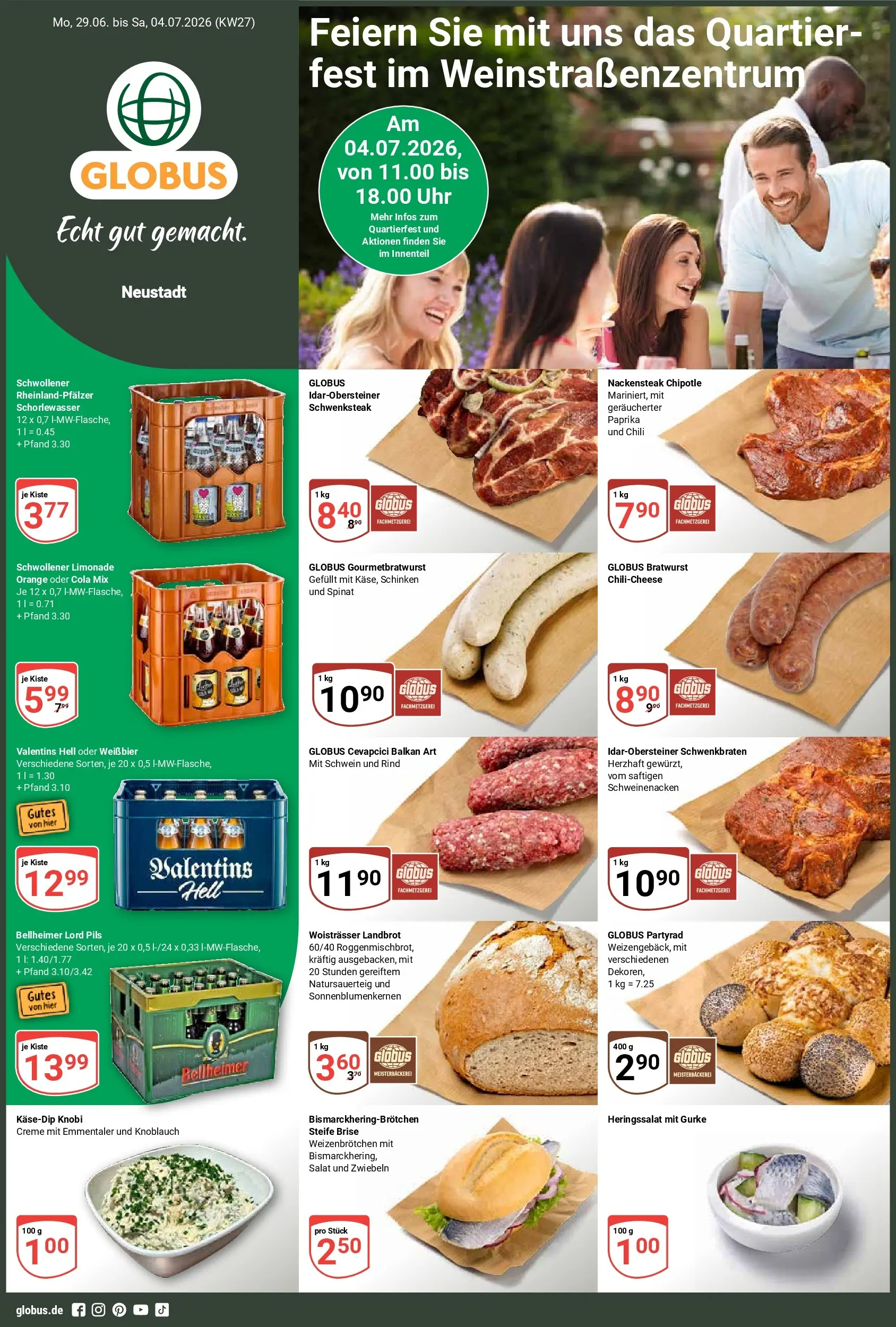 globus - Globus - Neustadt Prospekt – von Montag 29.06.2026 bis Samstag 04.07.2026
