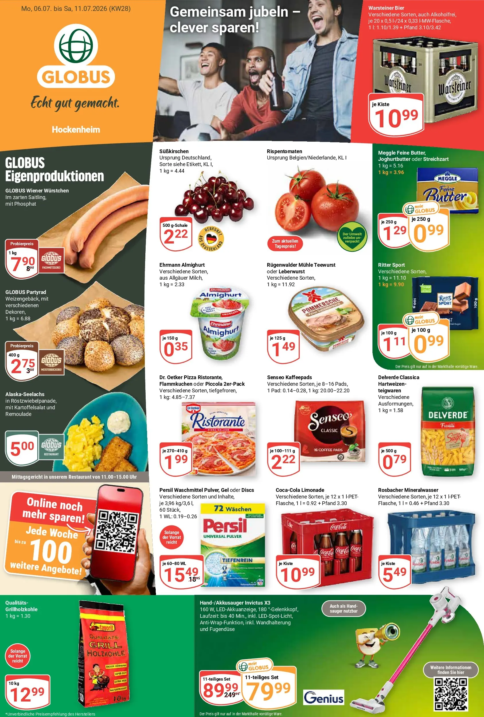 globus - Globus - Hockenheim Prospekt nächste Woche – von Montag 06.07.2026 bis Samstag 11.07.2026