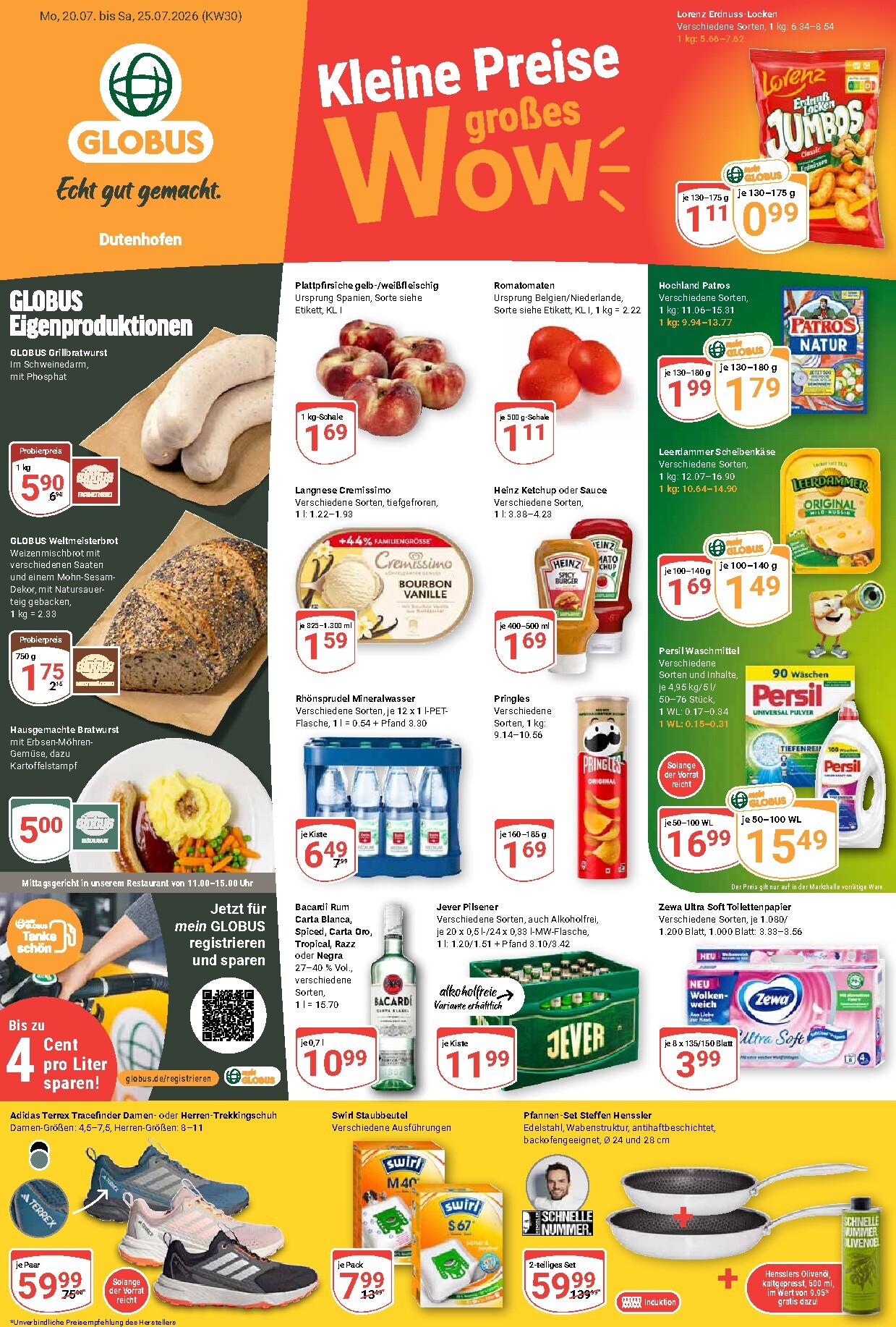 globus - Globus - Unser kommendes Prospekt Prospekt nächste Woche – von Montag 20.07.2026 bis Samstag 25.07.2026 - page: 1