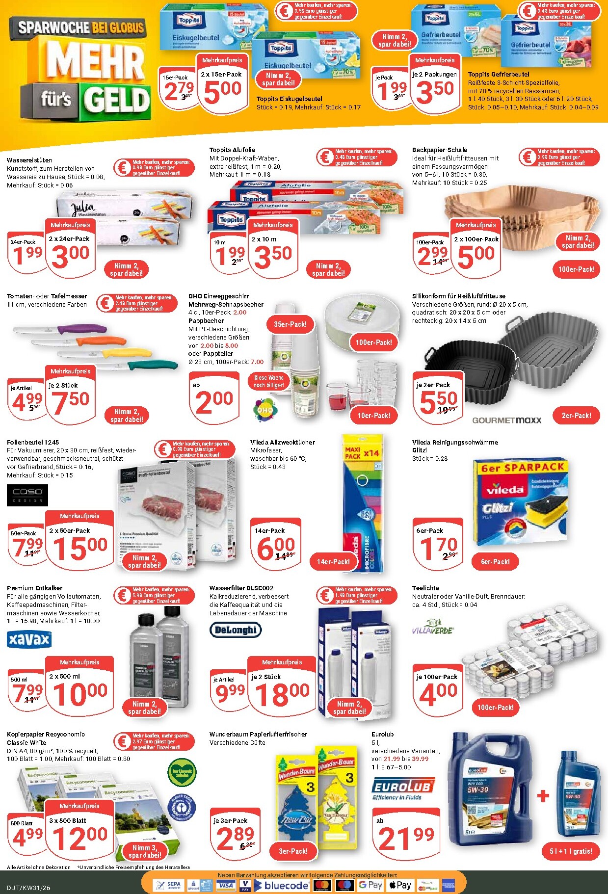 globus - Globus - Dutenhofen Prospekt nächste Woche – von Montag 27.07.2026 bis Samstag 01.08.2026 - page: 21
