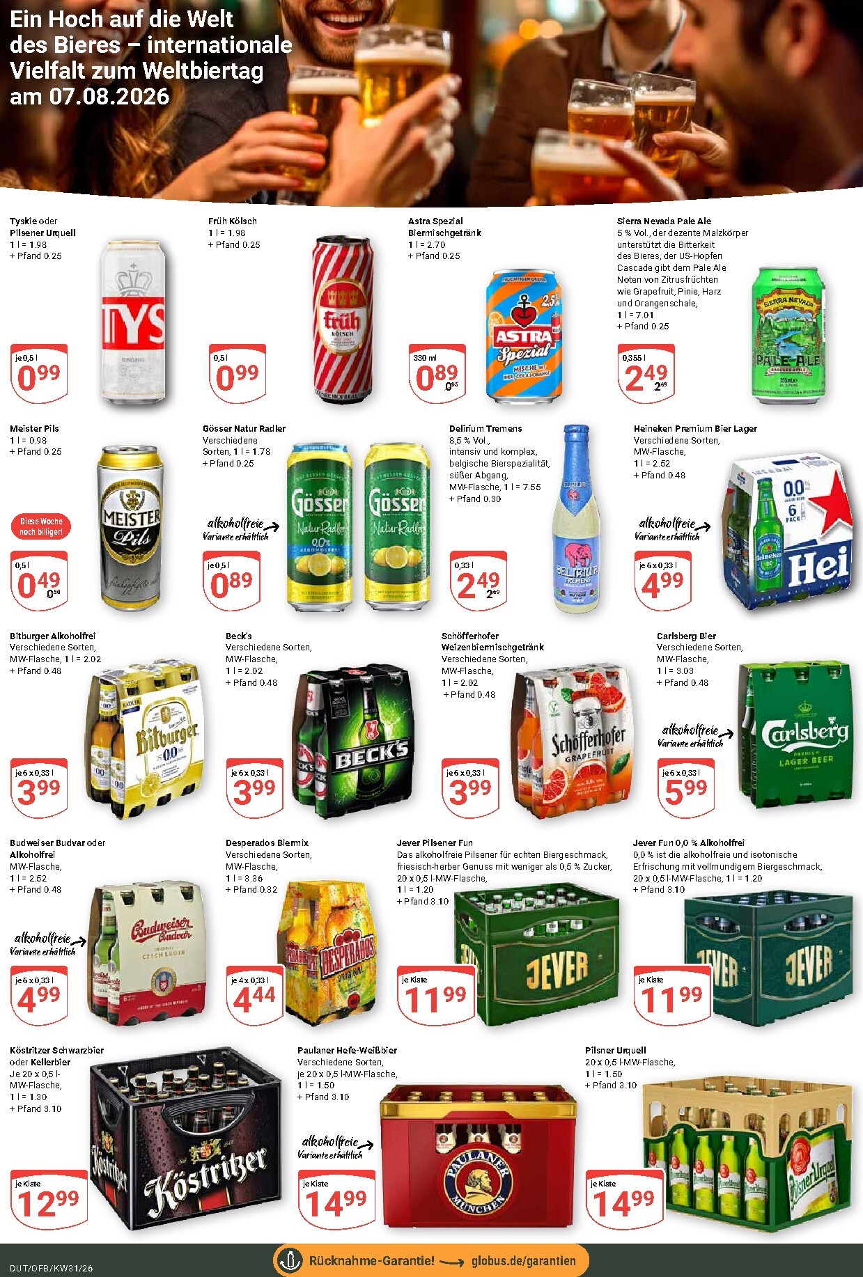 globus - Globus - Dutenhofen Prospekt nächste Woche – von Montag 27.07.2026 bis Samstag 01.08.2026 - page: 16