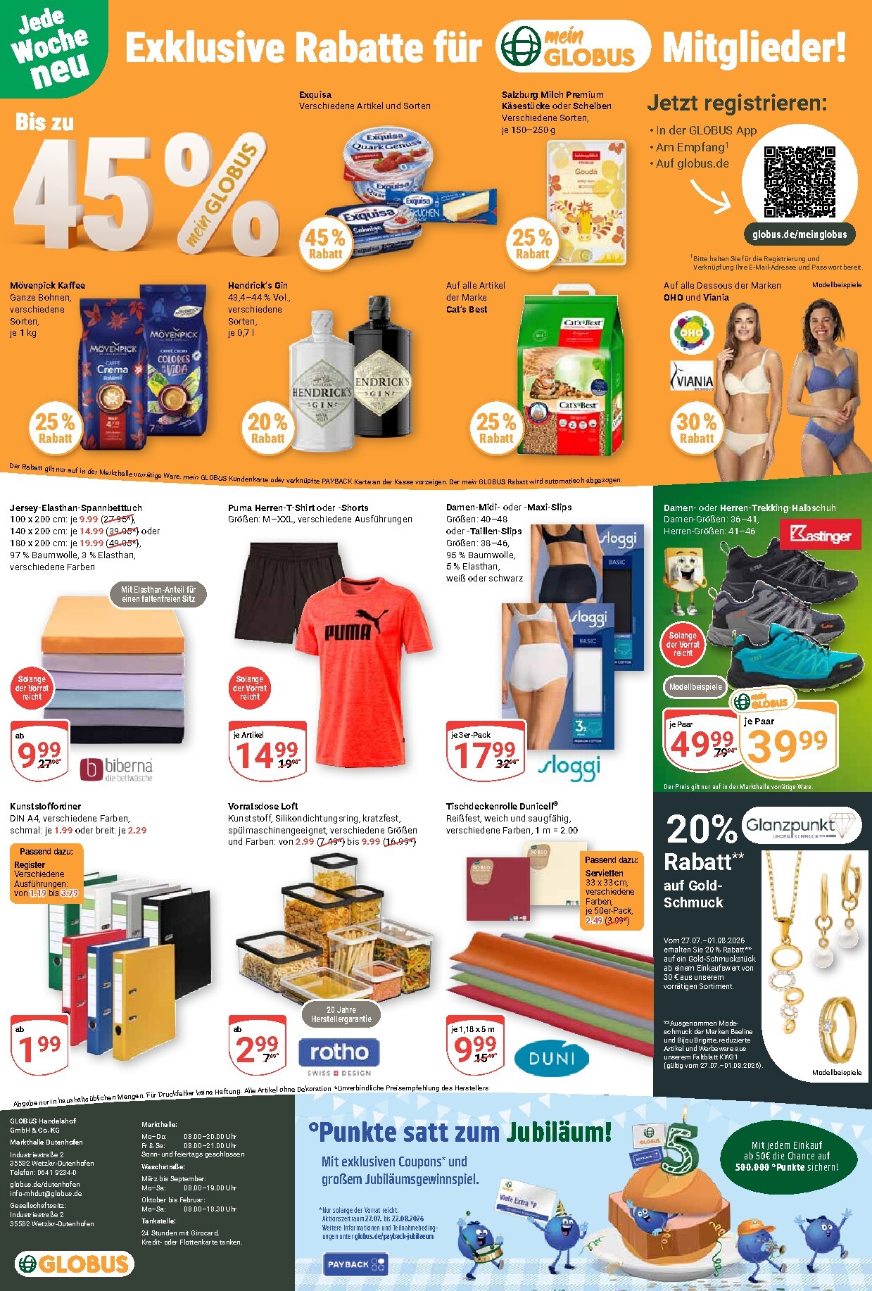 globus - Globus - Dutenhofen Prospekt nächste Woche – von Montag 27.07.2026 bis Samstag 01.08.2026 - page: 26