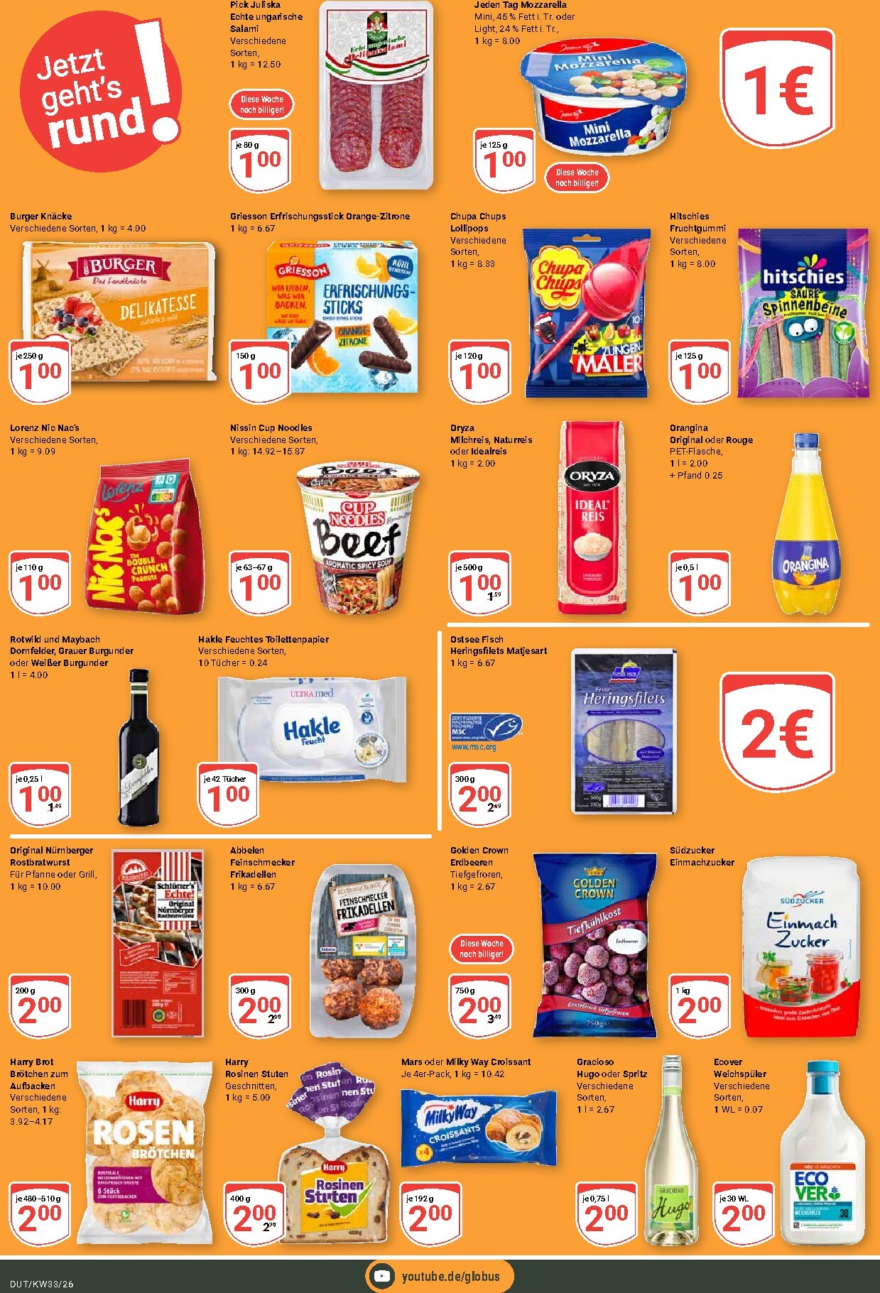 globus - Globus - Dutenhofen Prospekt nächste Woche – von Montag 10.08.2026 bis Samstag 15.08.2026 - page: 22