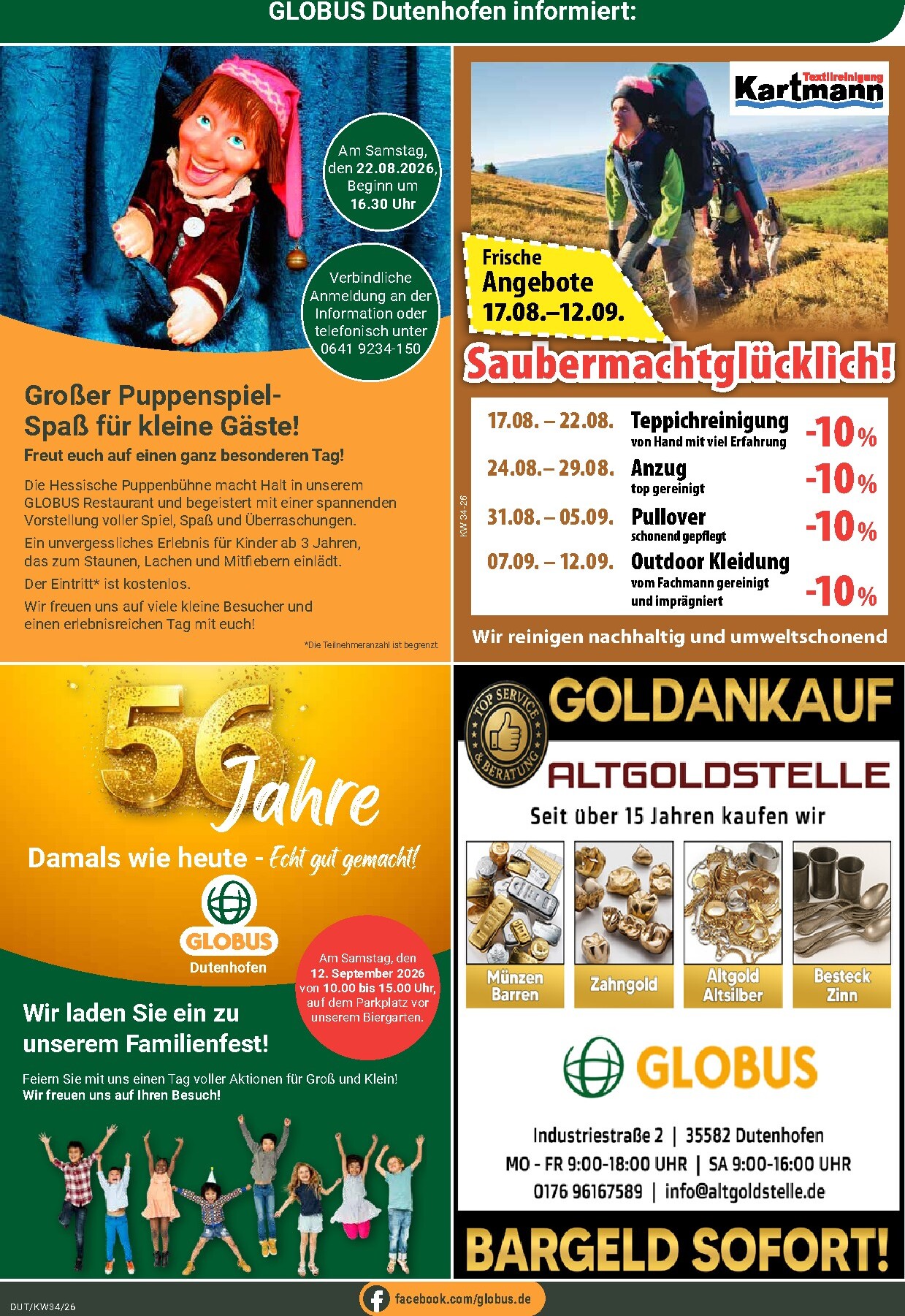 globus - Globus - Dutenhofen Prospekt nächste Woche – von Montag 17.08.2026 bis Samstag 22.08.2026 - page: 16