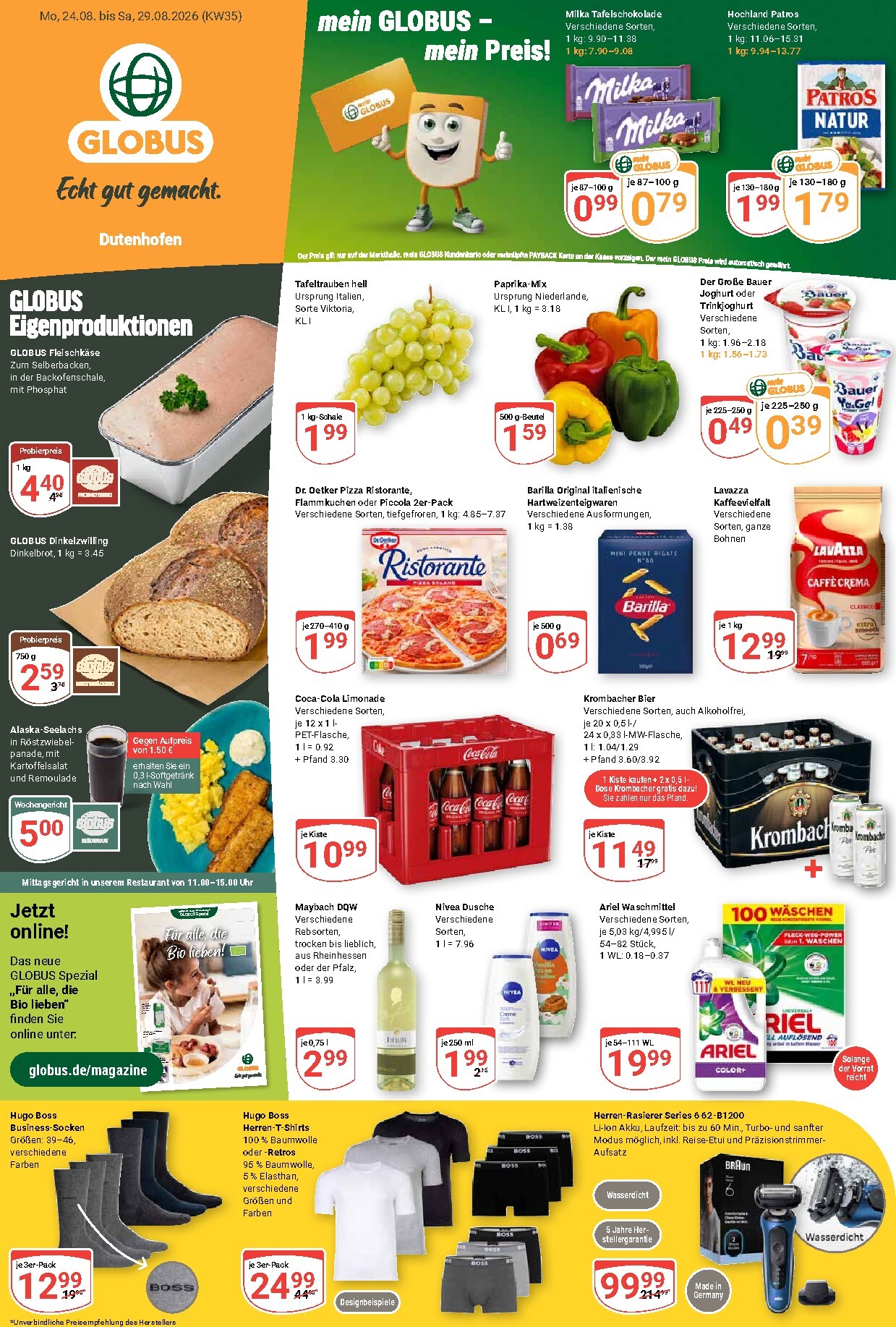 globus - Globus - Dutenhofen Prospekt nächste Woche – von Montag 24.08.2026 bis Samstag 29.08.2026 - page: 3