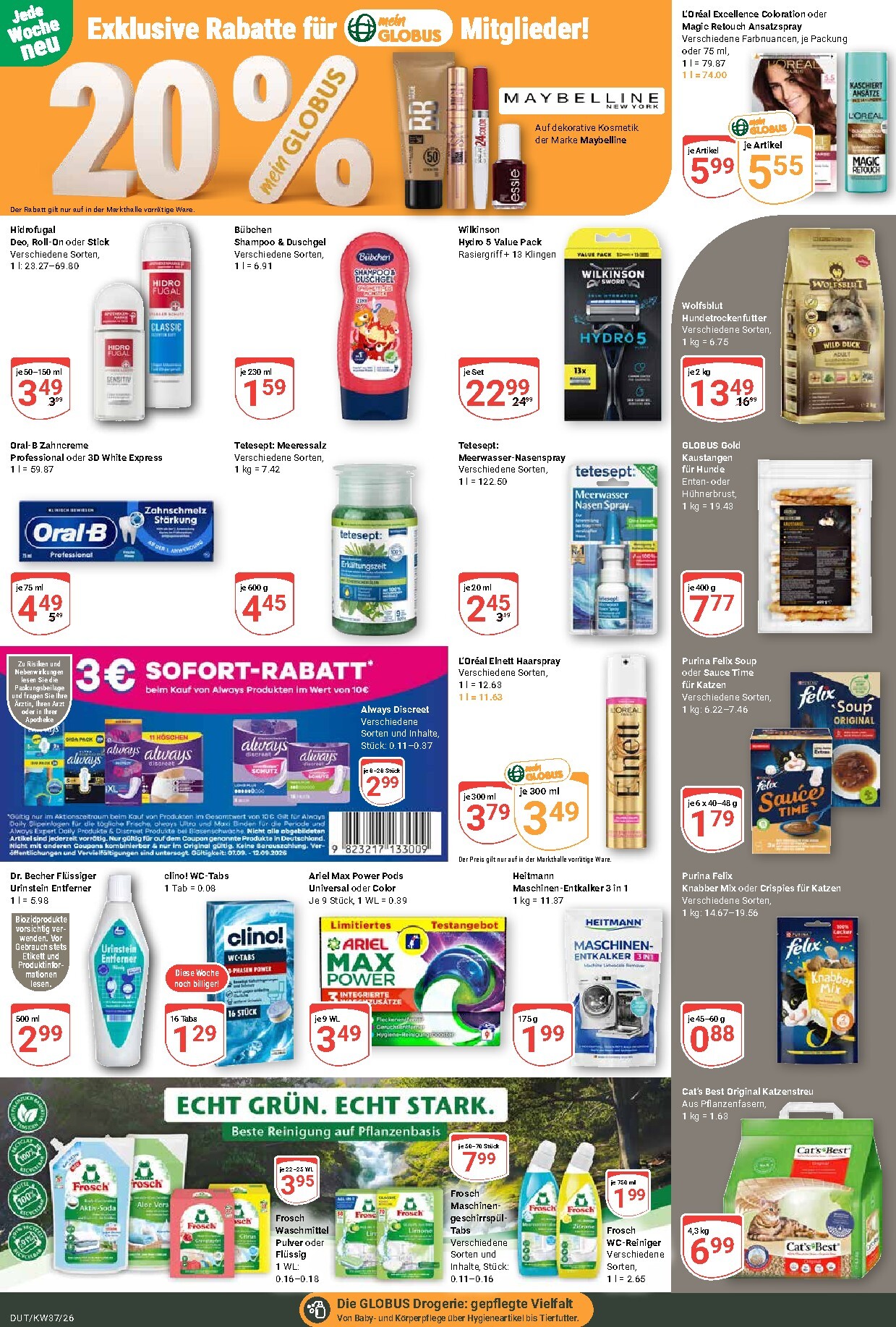 globus - Globus - Dutenhofen Prospekt nächste Woche – von Montag 07.09.2026 bis Samstag 12.09.2026 - page: 24