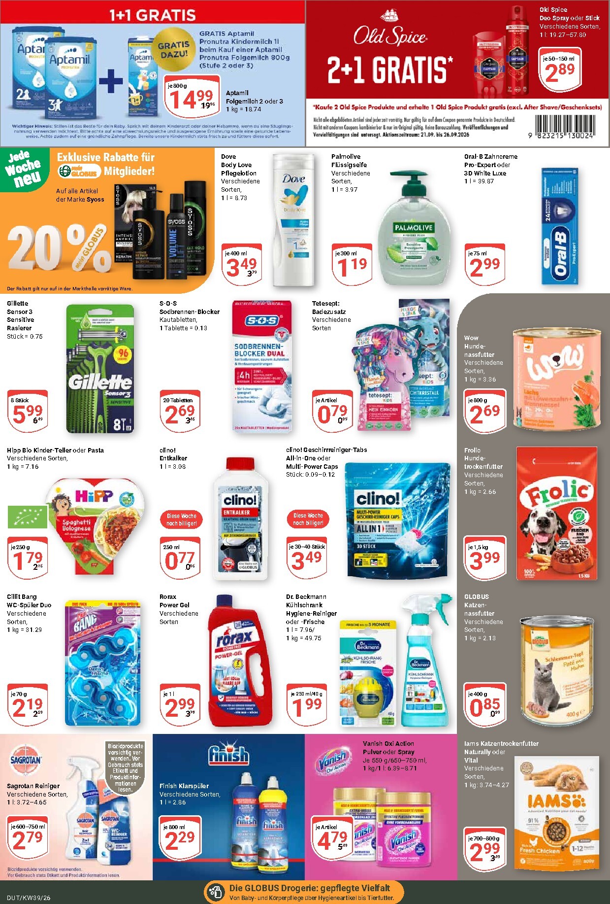 globus - Globus - Dutenhofen Prospekt nächste Woche – von Montag 21.09.2026 bis Samstag 26.09.2026 - page: 24