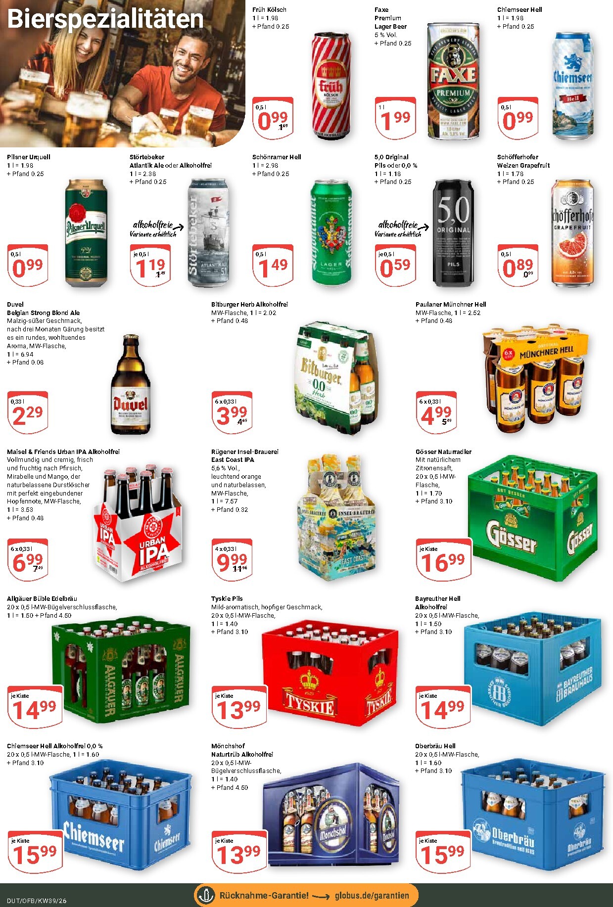 globus - Globus - Dutenhofen Prospekt nächste Woche – von Montag 21.09.2026 bis Samstag 26.09.2026 - page: 23