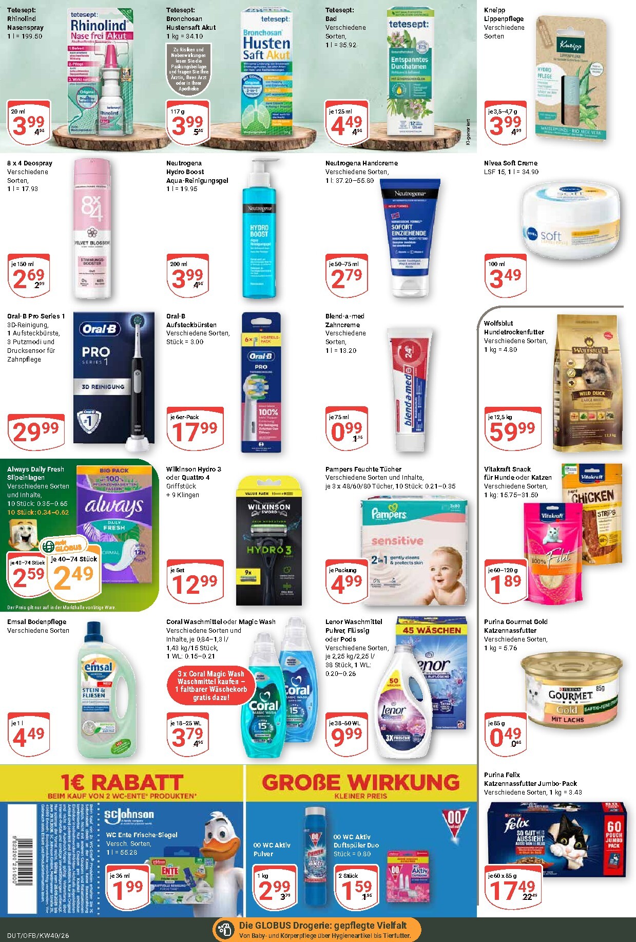 globus - Globus - Dutenhofen Prospekt nächste Woche – von Montag 28.09.2026 bis Freitag 02.10.2026 - page: 19