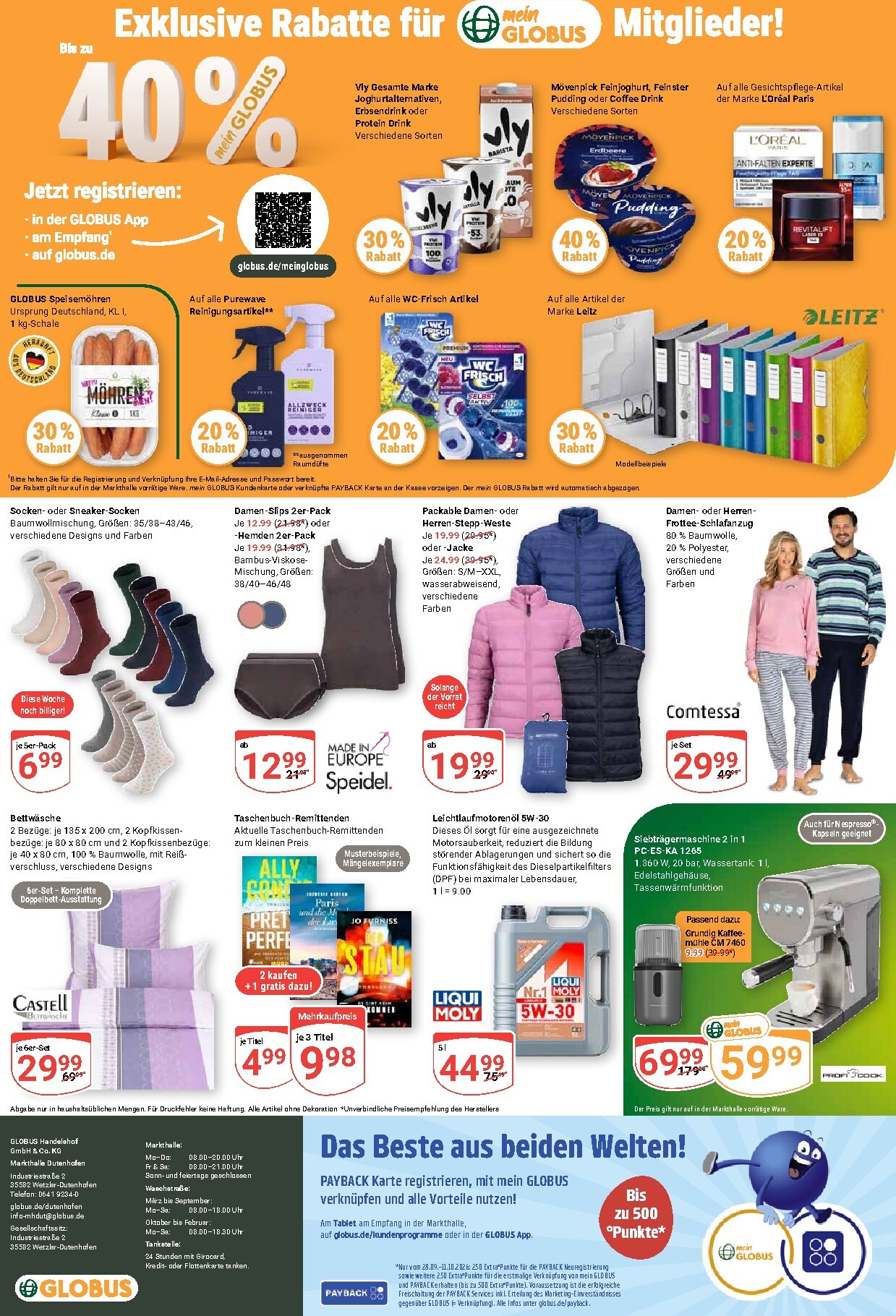 globus - Globus - Dutenhofen Prospekt nächste Woche – von Montag 28.09.2026 bis Freitag 02.10.2026 - page: 28